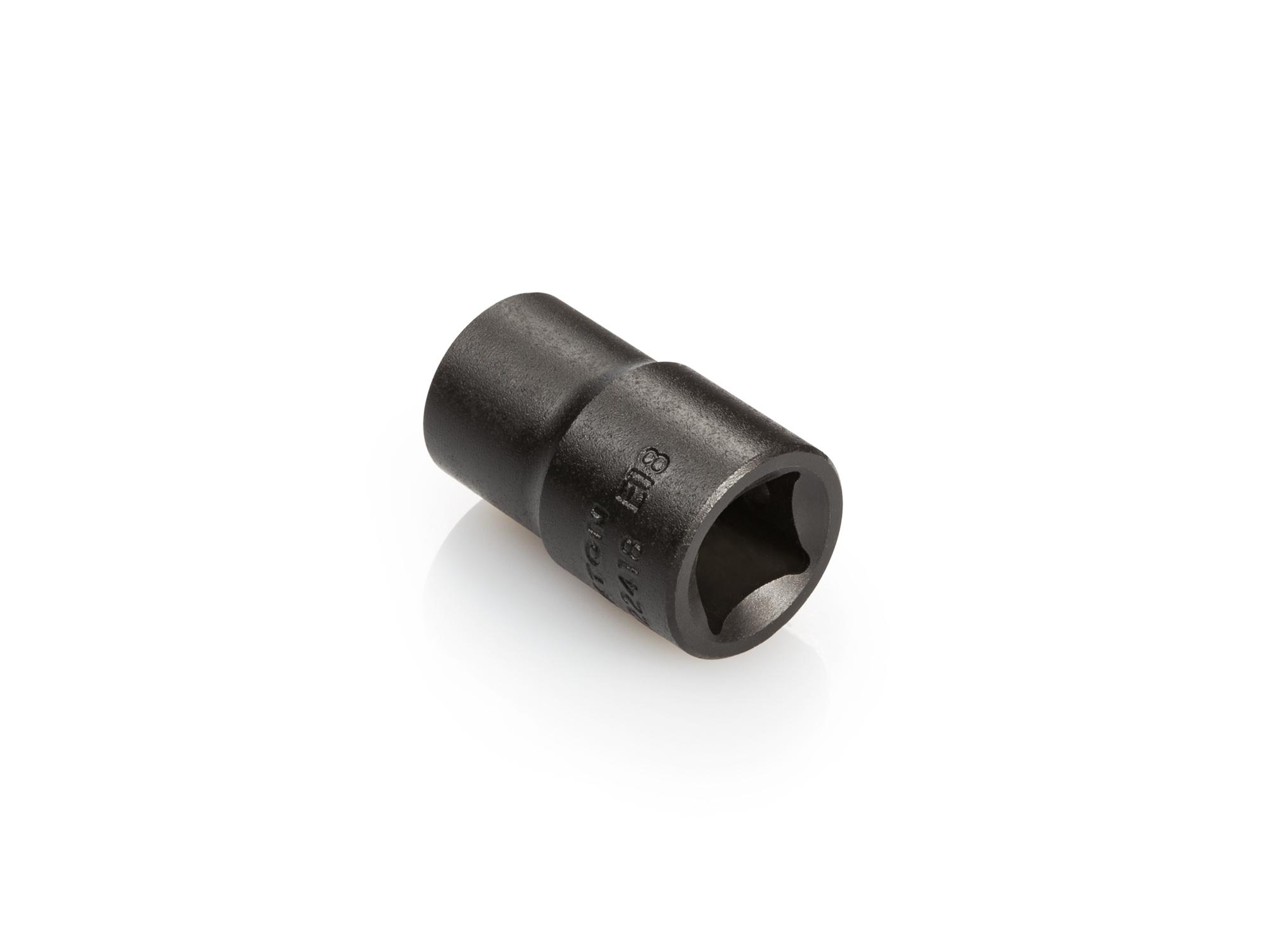 Back angle view of Tekton impact drive external star socket. Item #SID22418