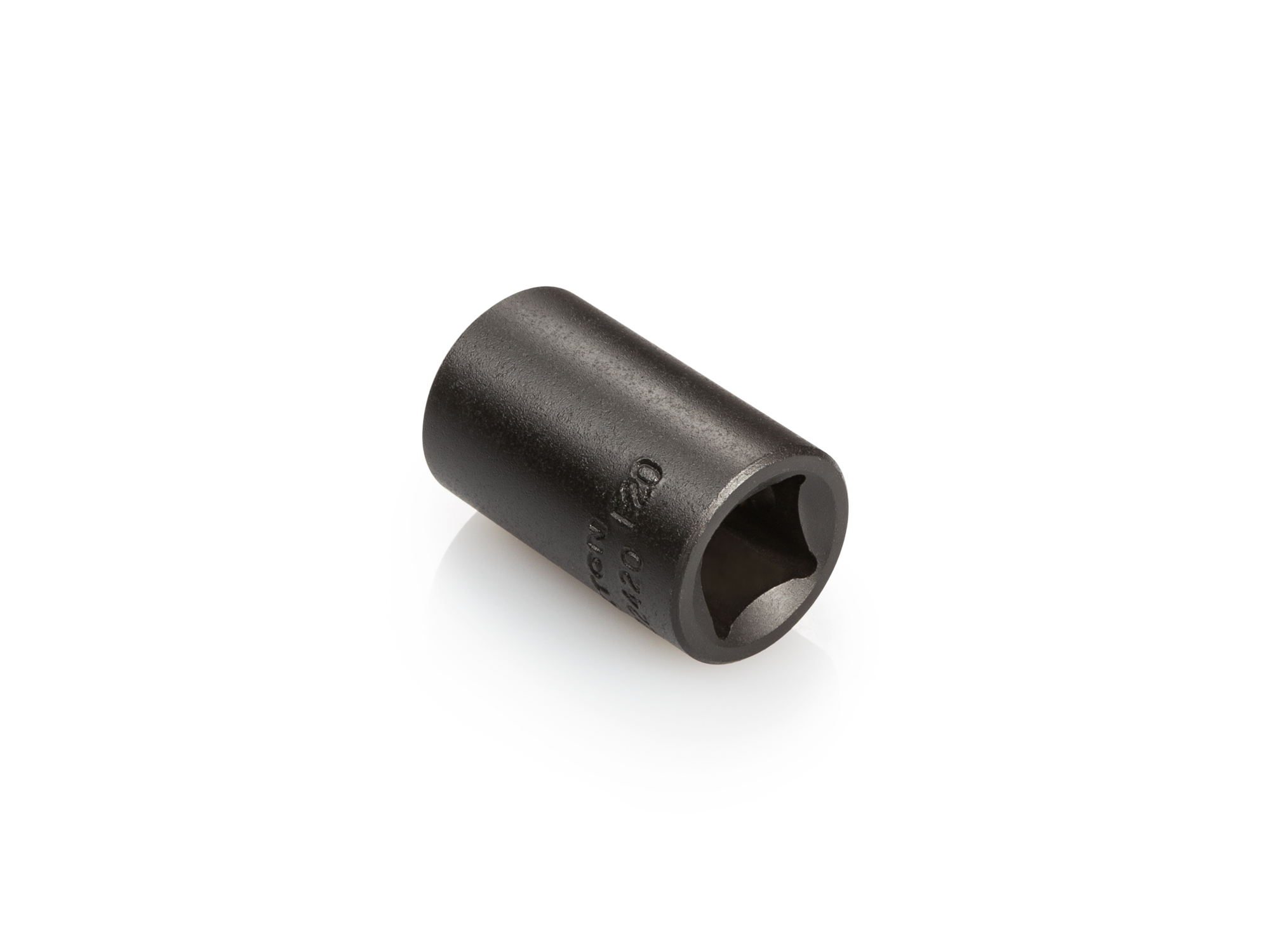 Size: E20 e-star (External Star) individual impact socket. Has a high-visibility laser etched size marking and a permanent stamped size marking. SID22420.