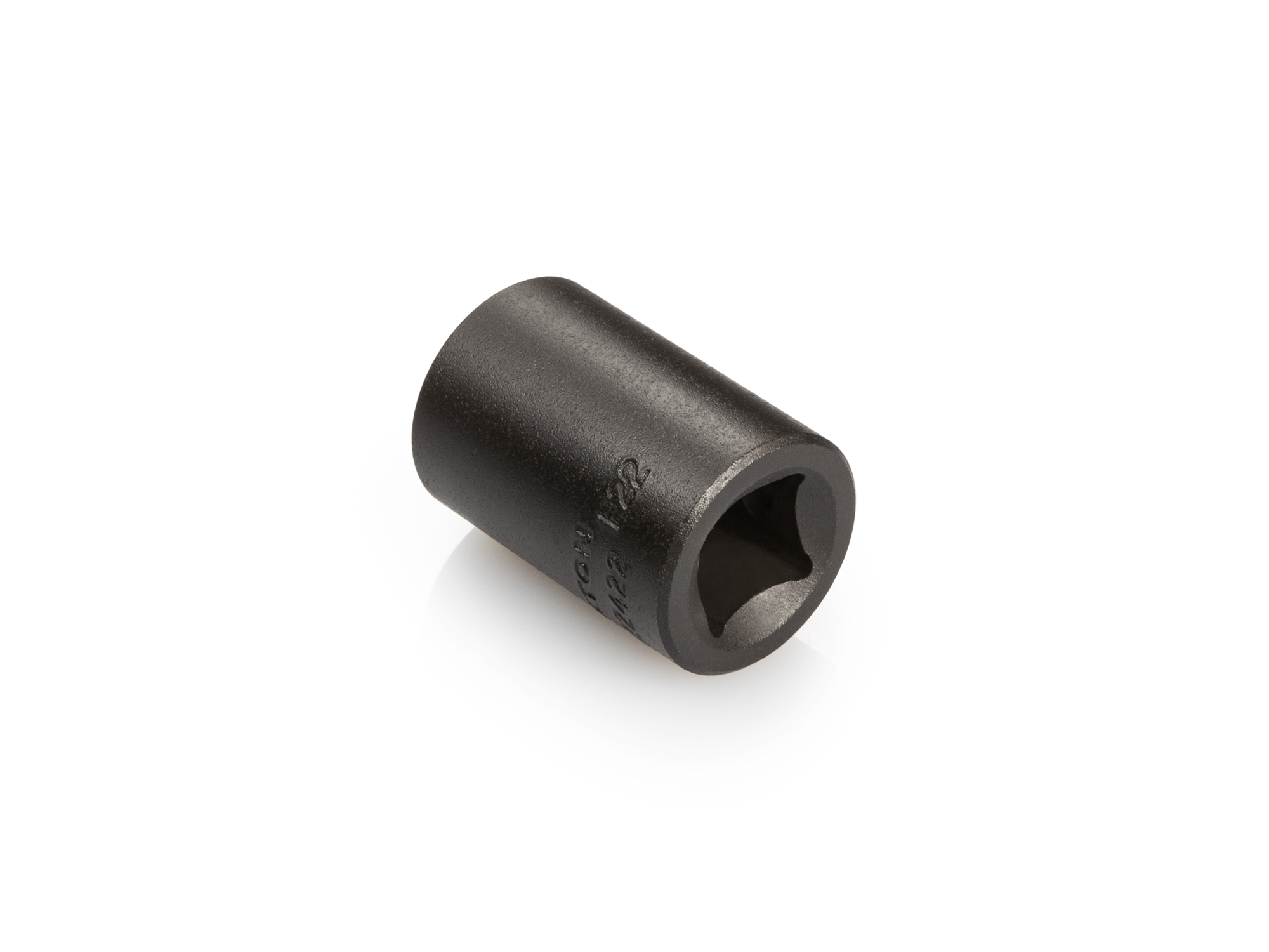 Size: E22 e-star (External Star) individual impact socket. Has a high-visibility laser etched size marking and a permanent stamped size marking. SID22422.