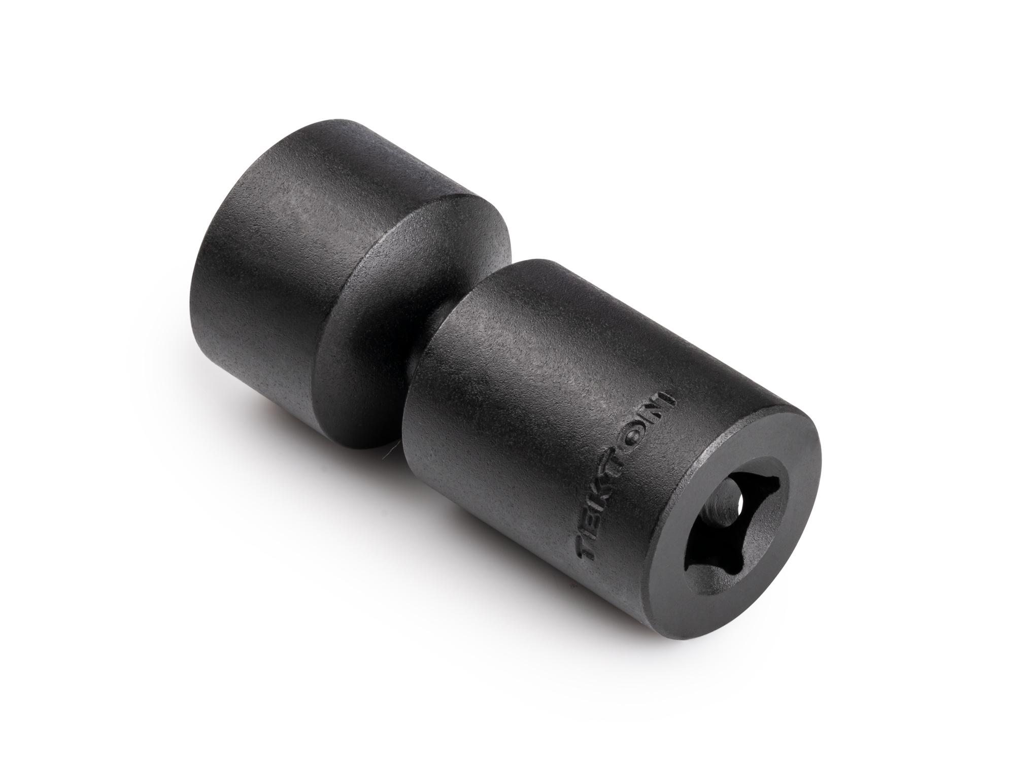 Back angle view of Tekton impact drive universal joint socket. Item #SID18019
