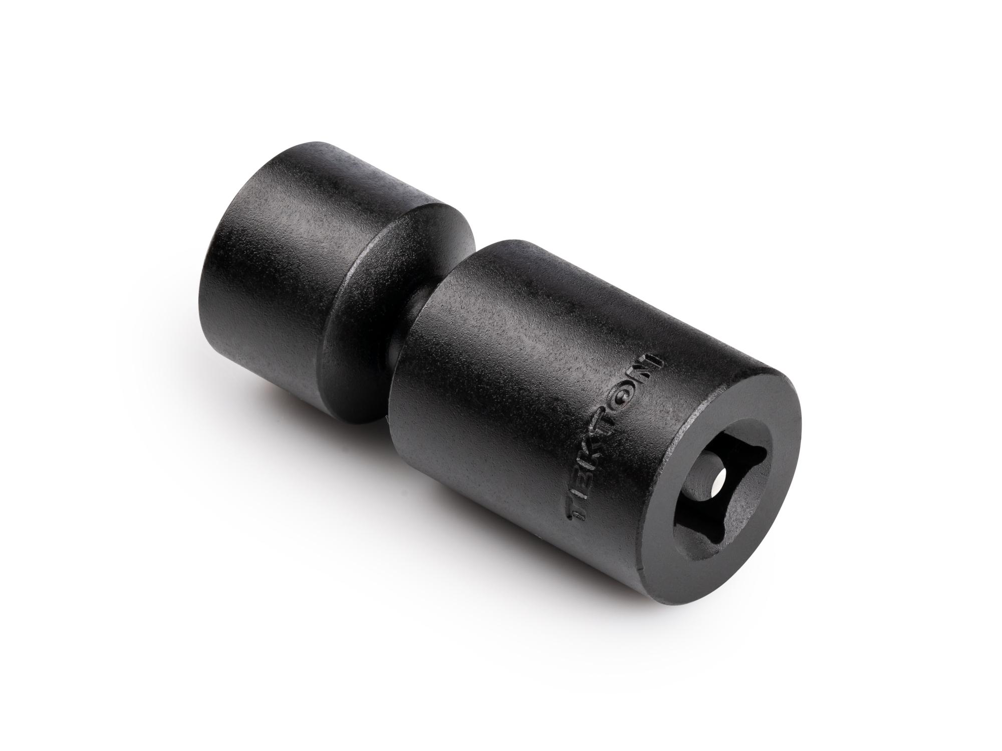 Back angle view of Tekton impact drive universal joint socket. Item #SID18116