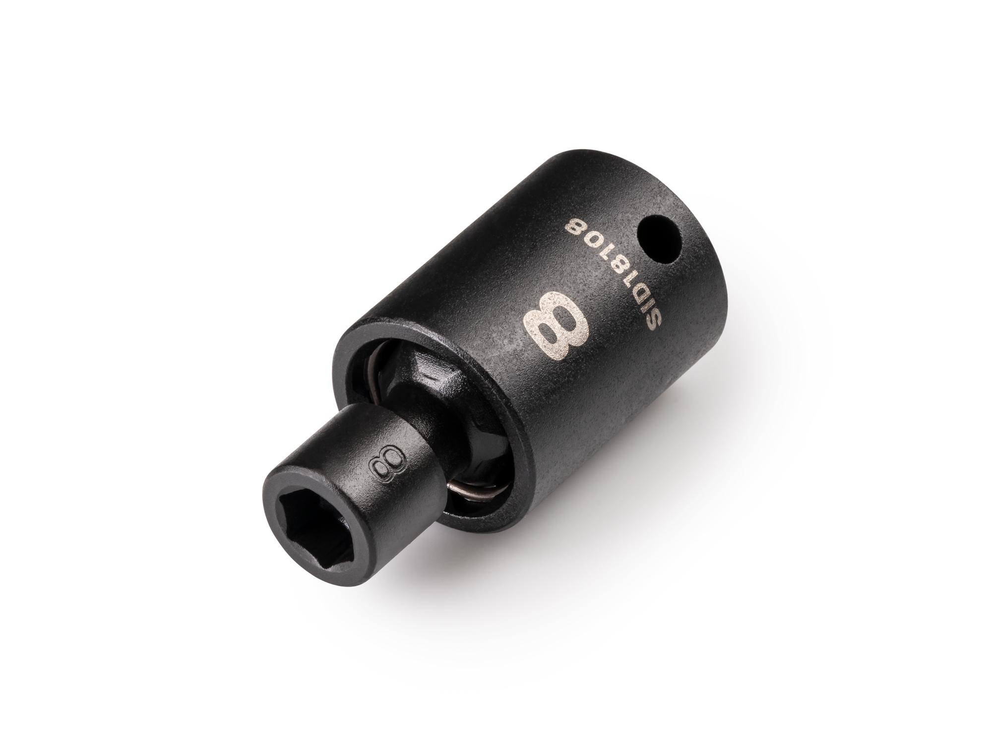 3/8 Inch Drive x 8 mm Shallow 6-Point Universal Joint Impact Socket