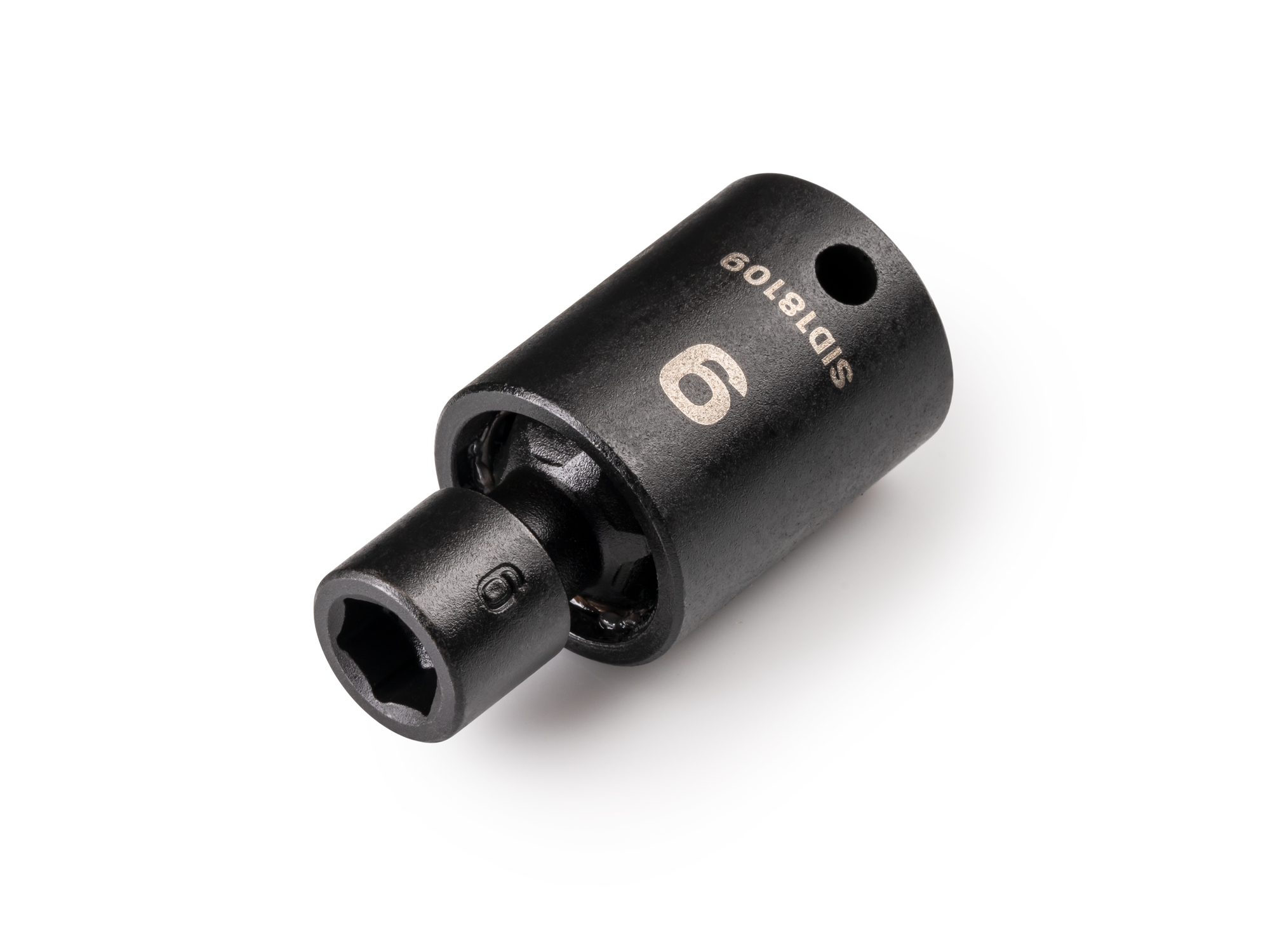 3/8 Inch Drive x 9 mm Shallow 6-Point U-Joint Impact Socket | TEKTON