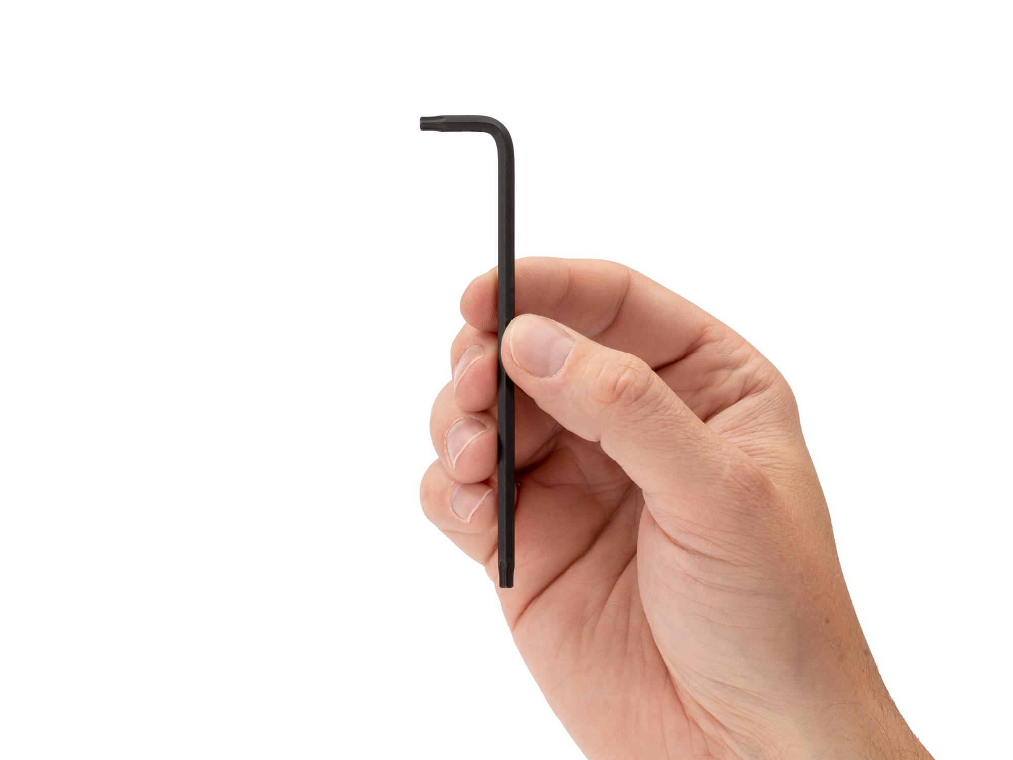 Person holding Tekton l-key. Item #KLT22200