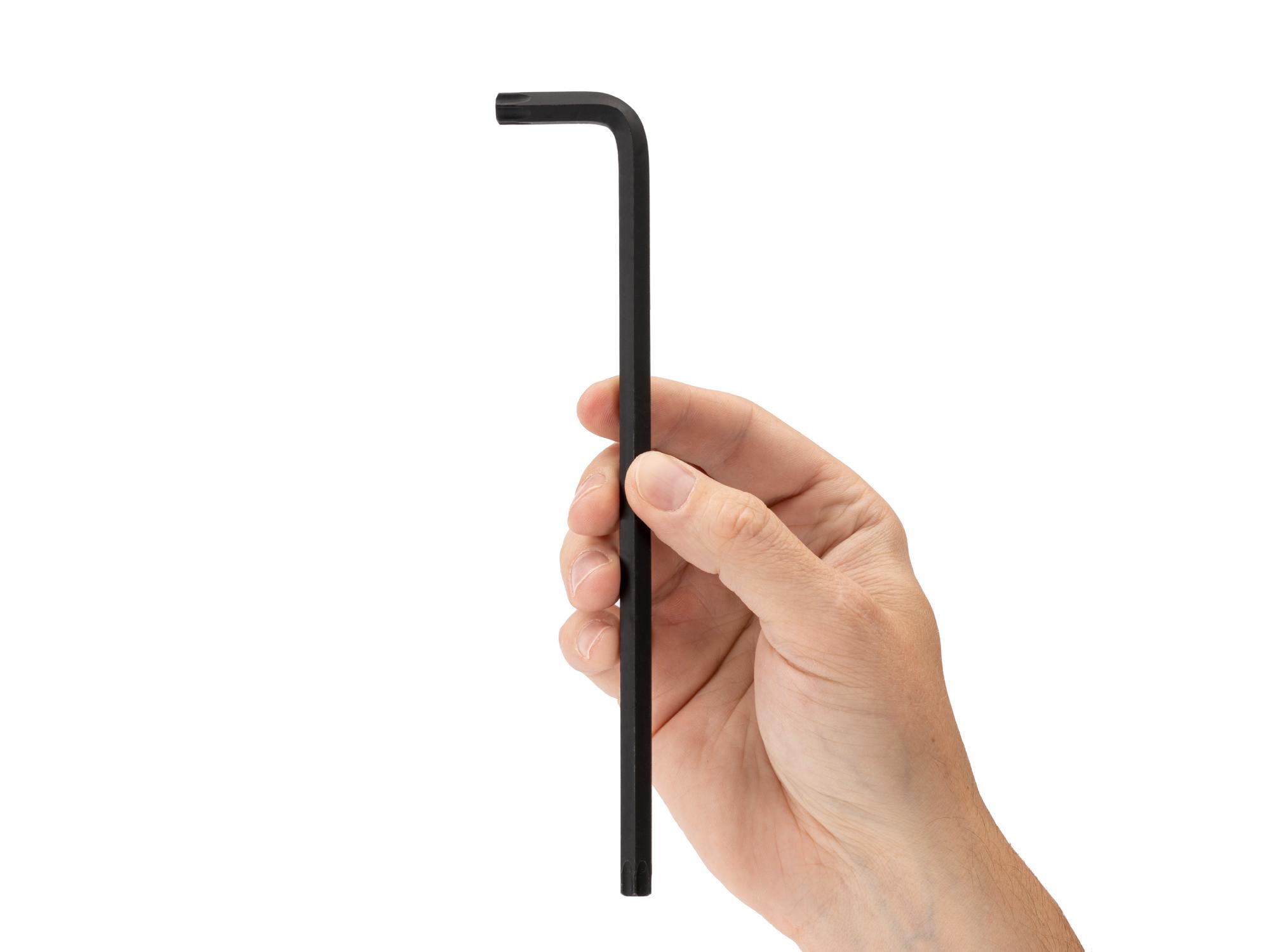 Person holding Tekton l-key. Item #KLT22500