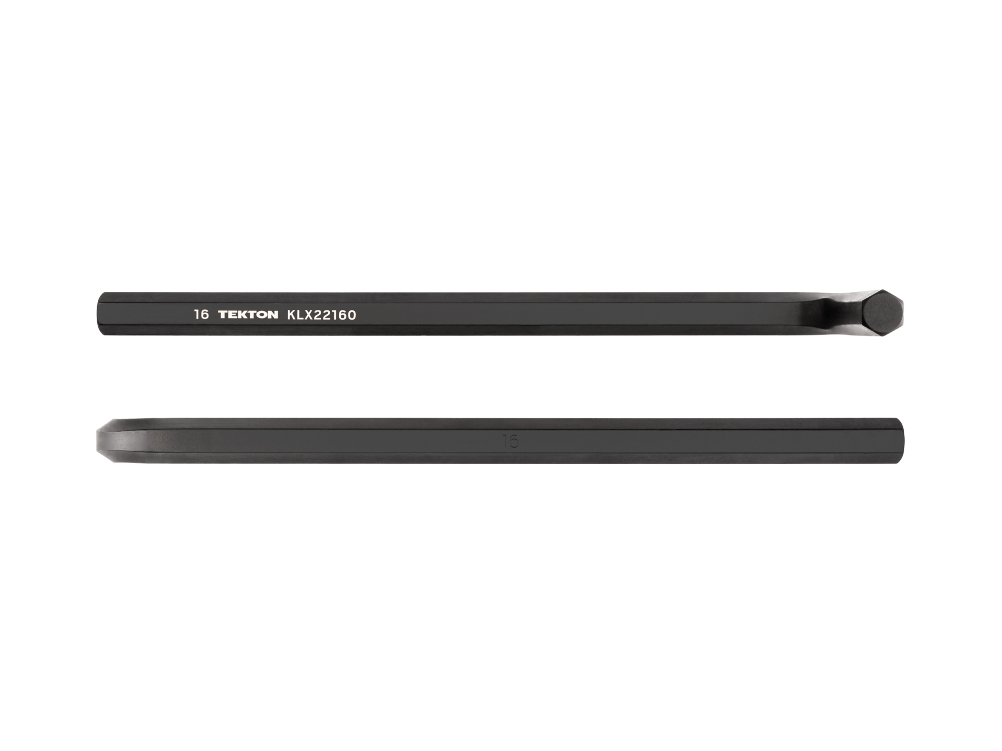 16 mm Flat End Hex L-Key | TEKTON | KLX22160