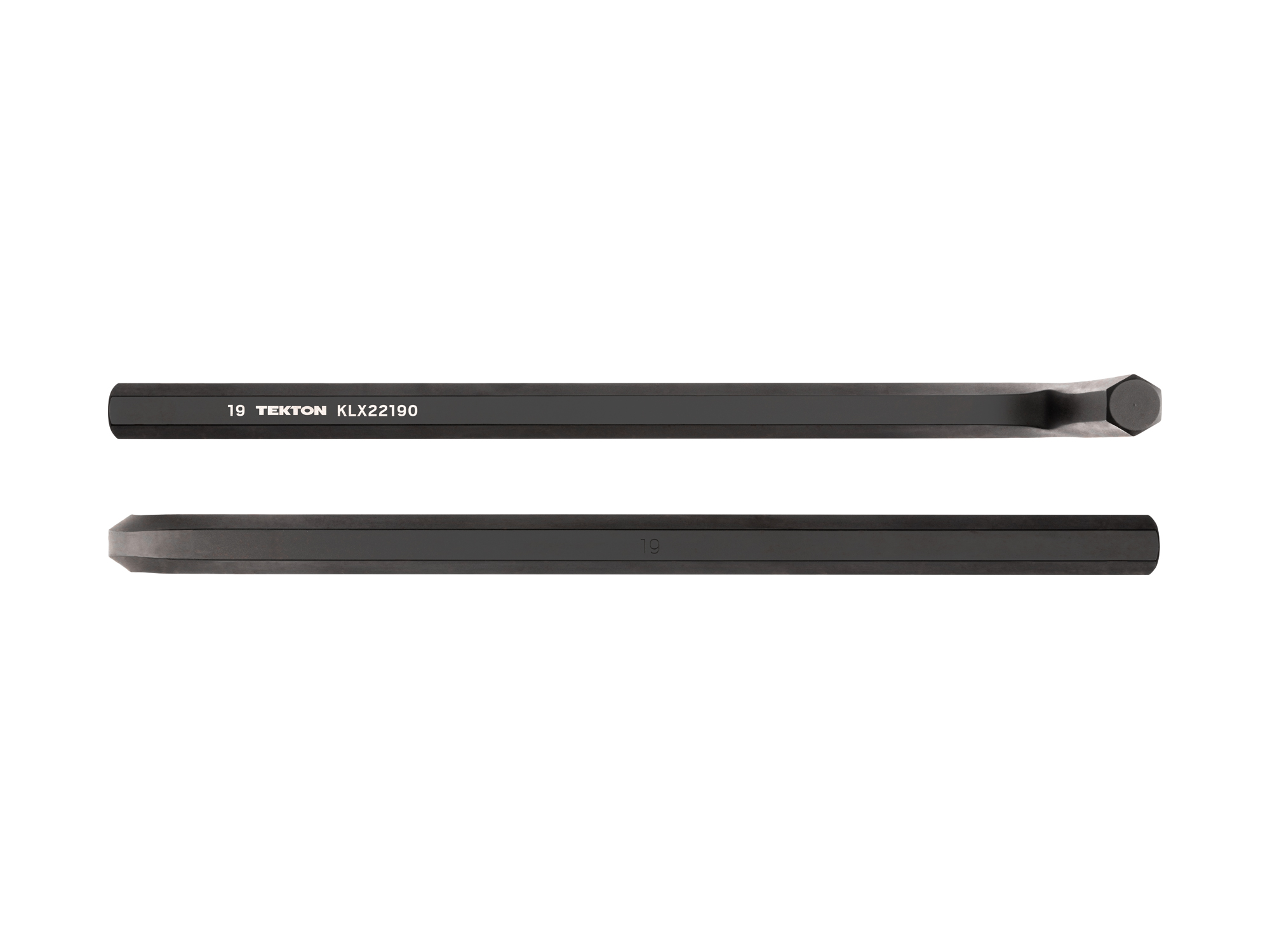 19 mm Flat End Hex L-Key | TEKTON | KLX22190
