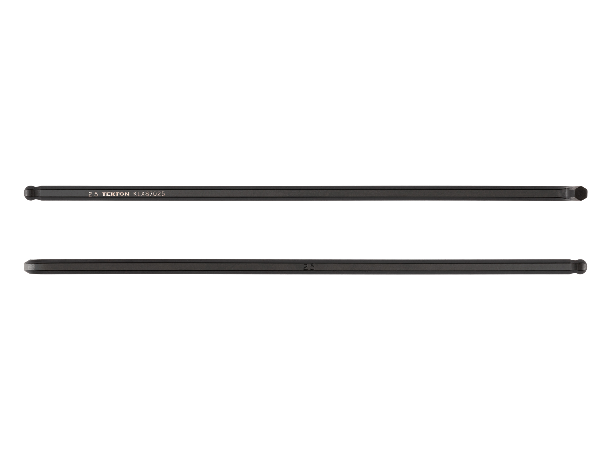 2.5 mm Short Arm Ball End Hex L-Key | TEKTON | KLX87025 2.5 mm Short Arm Ball End Hex L-Key | TEKTON | KLX87025