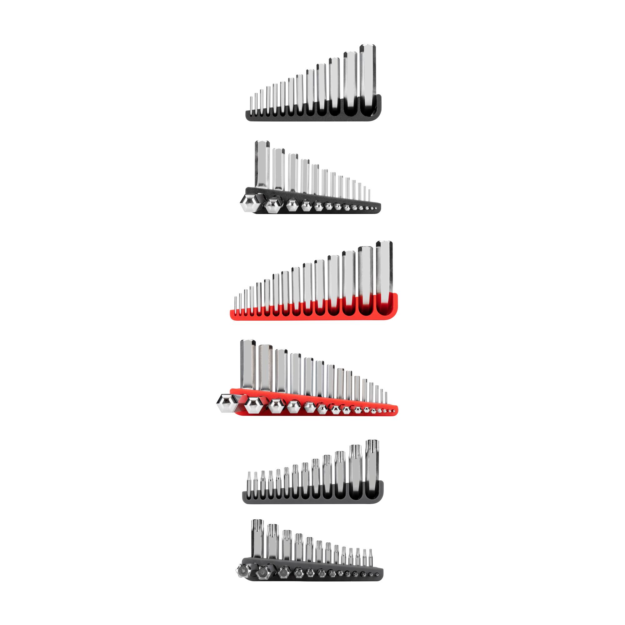 Second side view of Tekton holder l-key set. Item #KEY91001