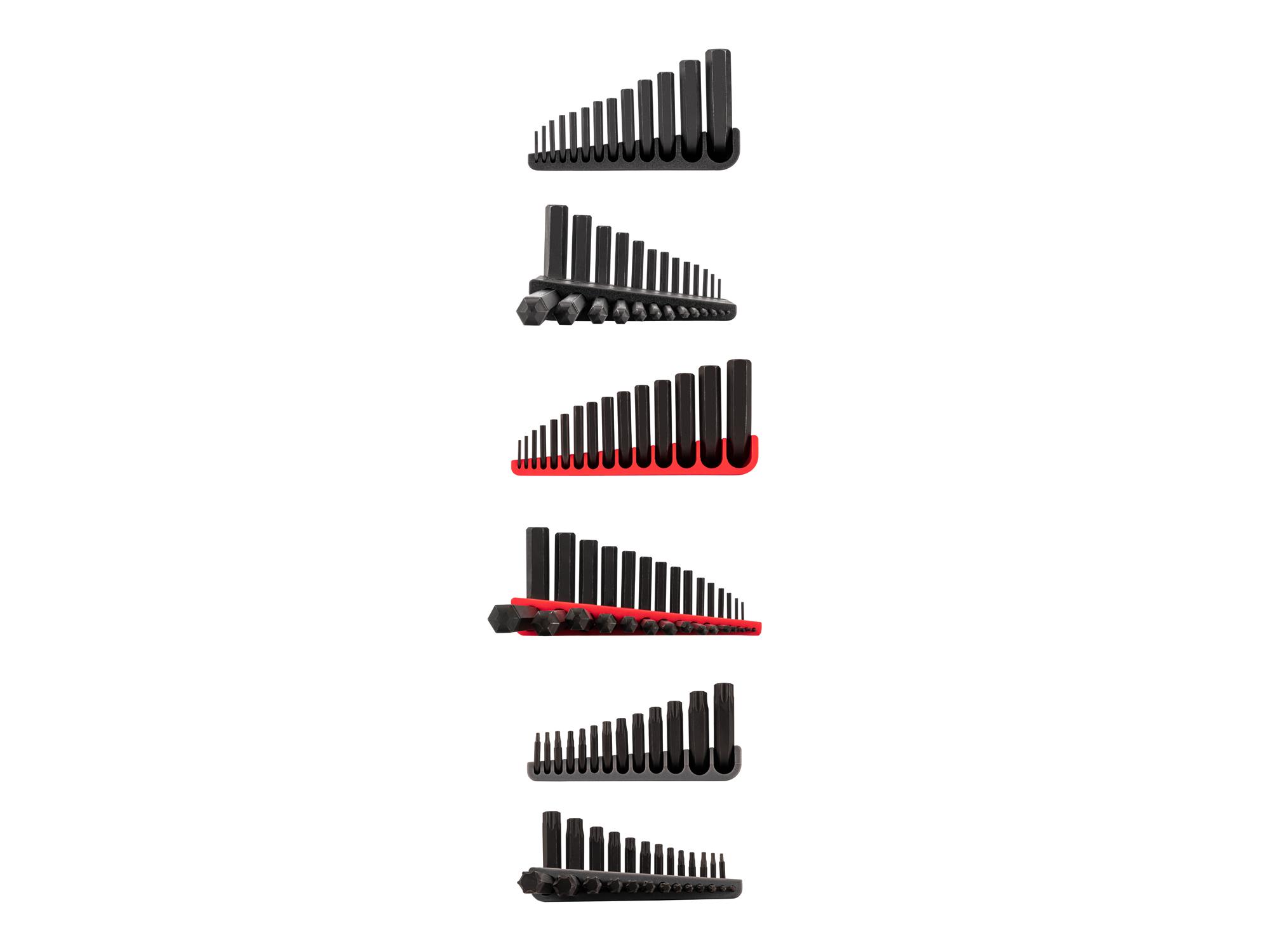 Second side view of Tekton holder l-key set. Item #KEY91002