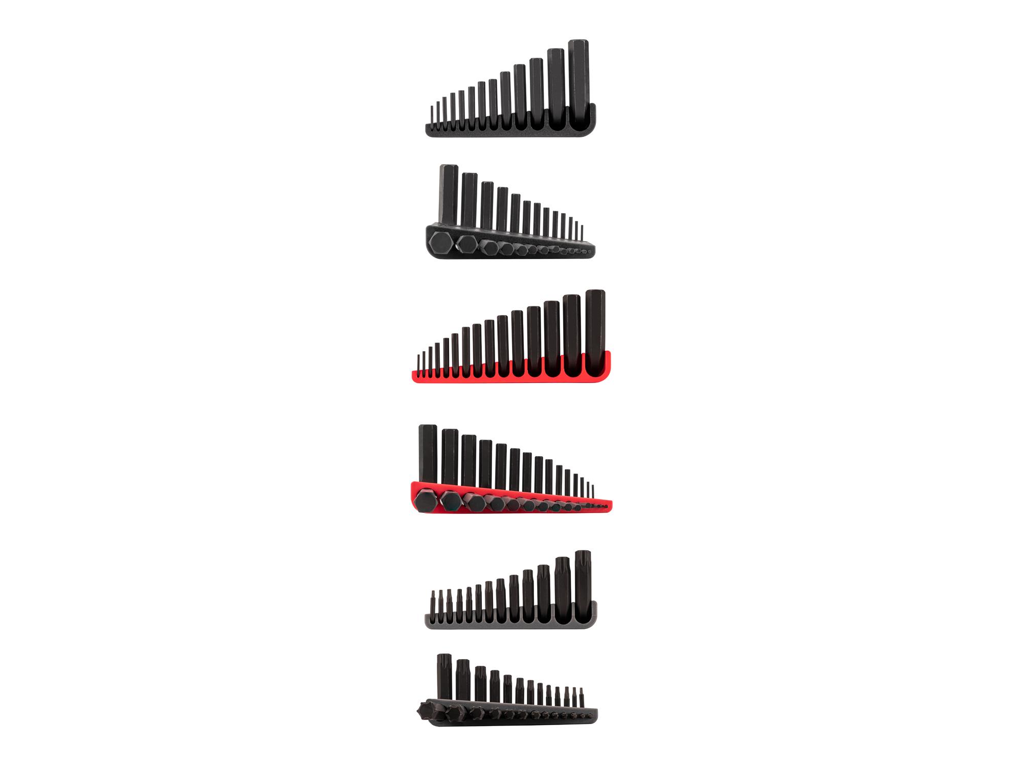 Second side view of Tekton holder l-key set. Item #KEY91003