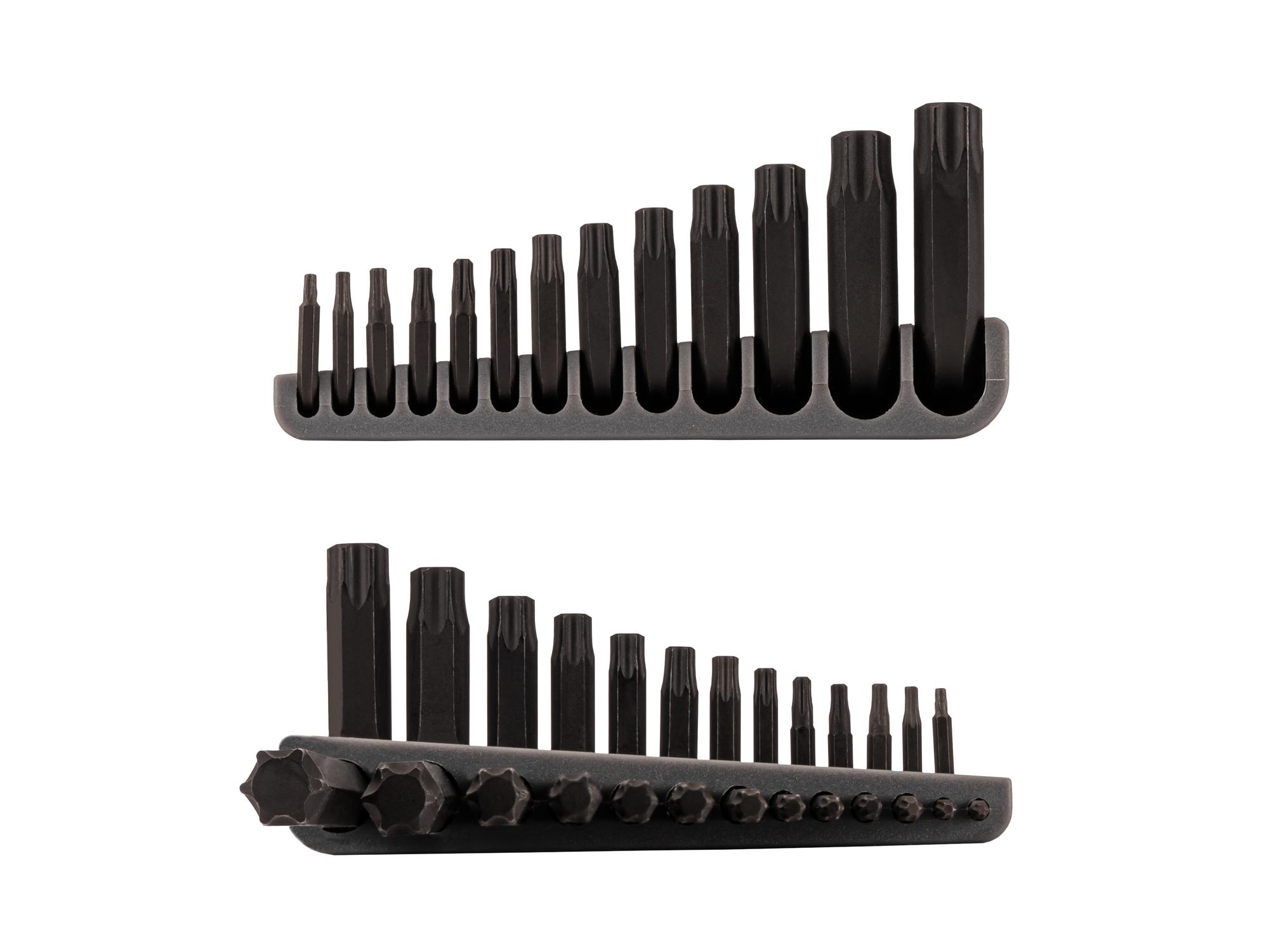 Second side view of Tekton holder l-key set. Item #KLT91402