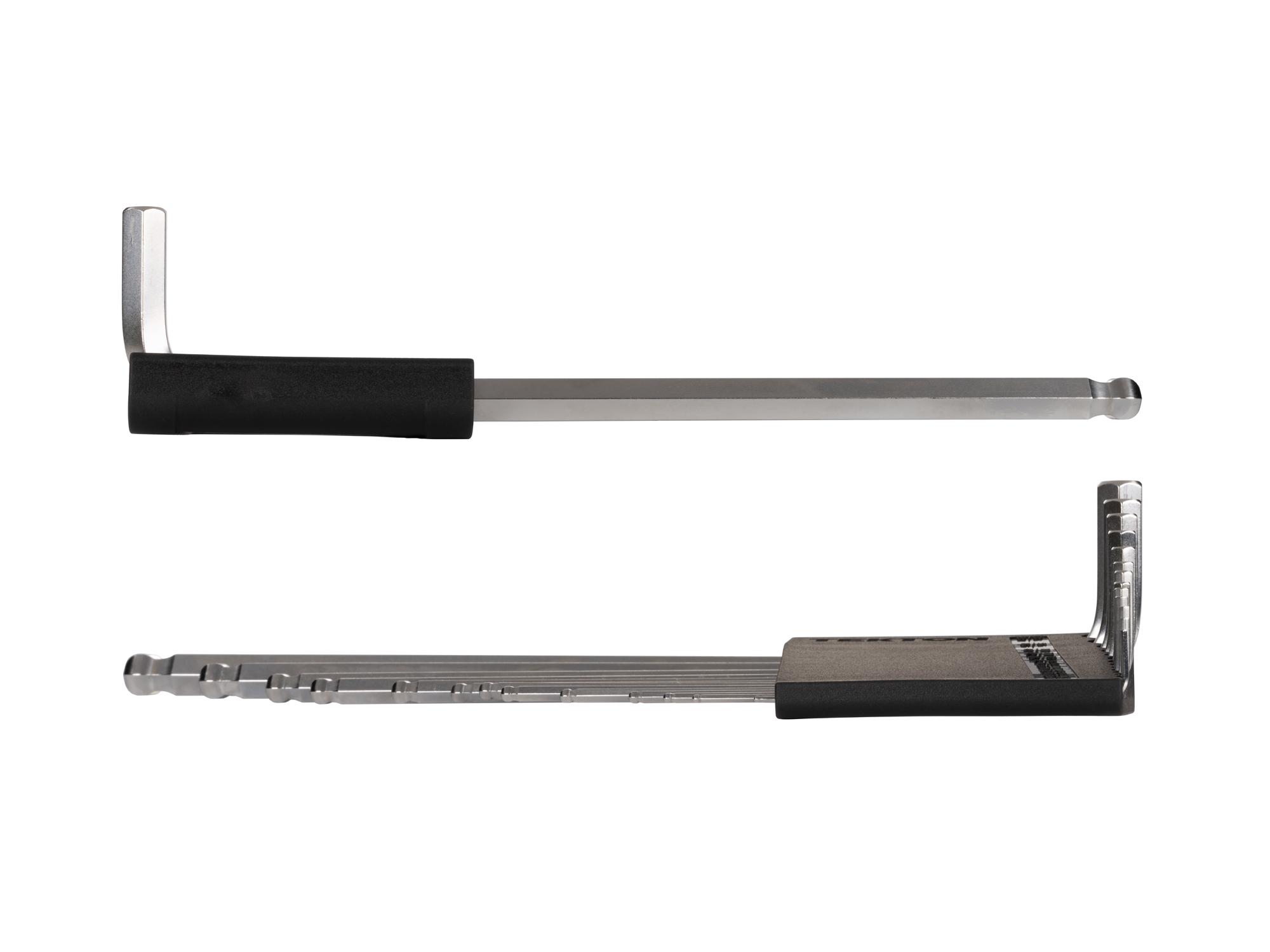 Second side view of Tekton holder l-key set. Item #KLX91101