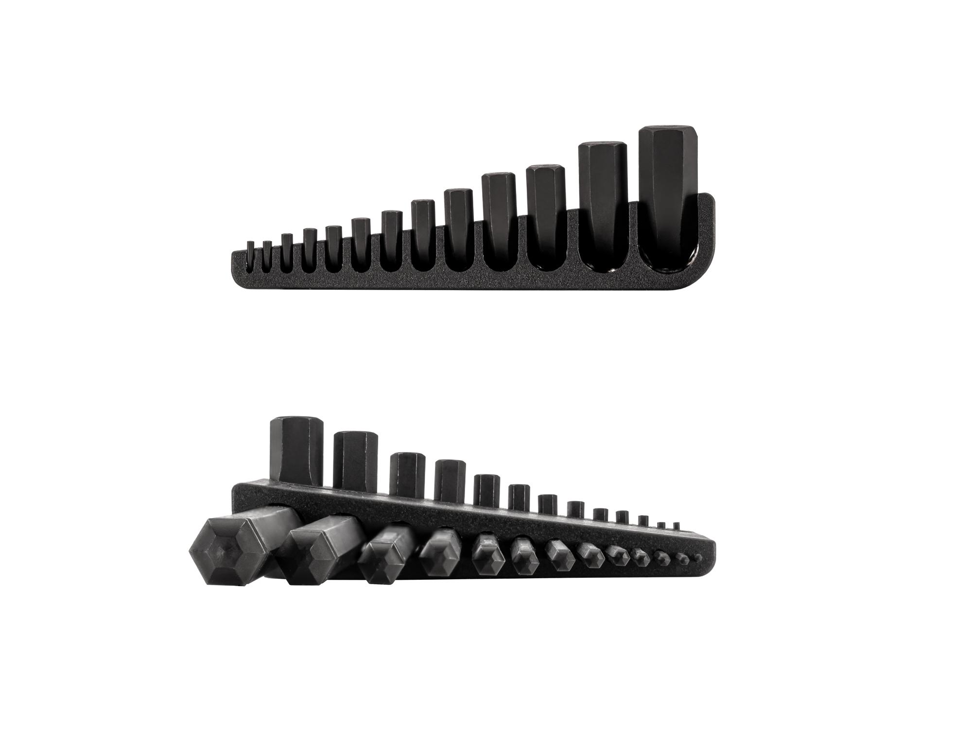 Second side view of Tekton holder l-key set. Item #KLX91112