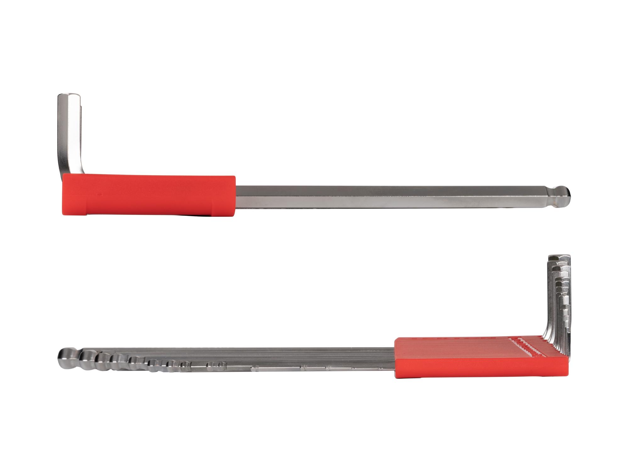 Second side view of Tekton holder l-key set. Item #KLX91201