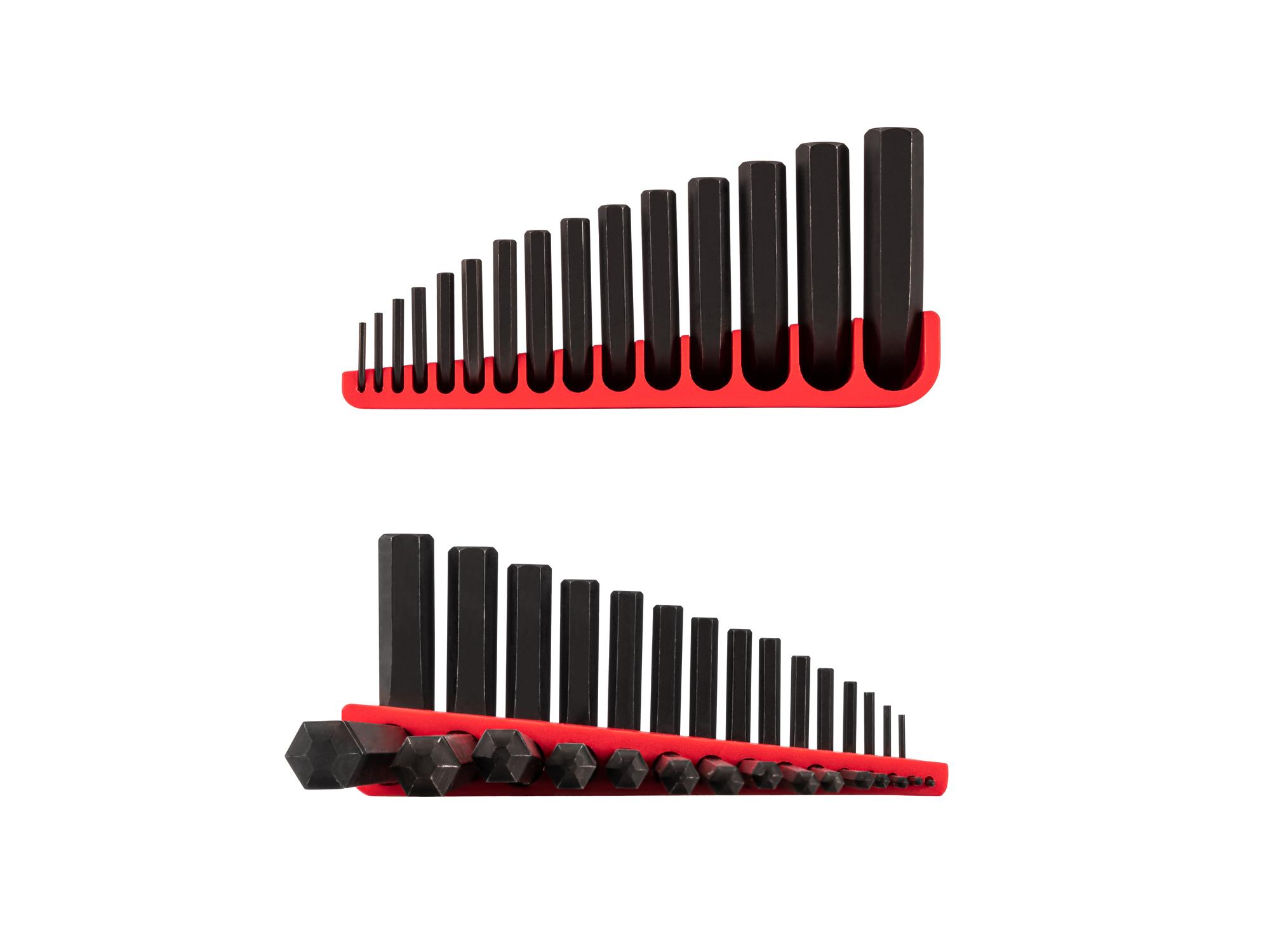 Second side view of Tekton holder l-key set. Item #KLX91203