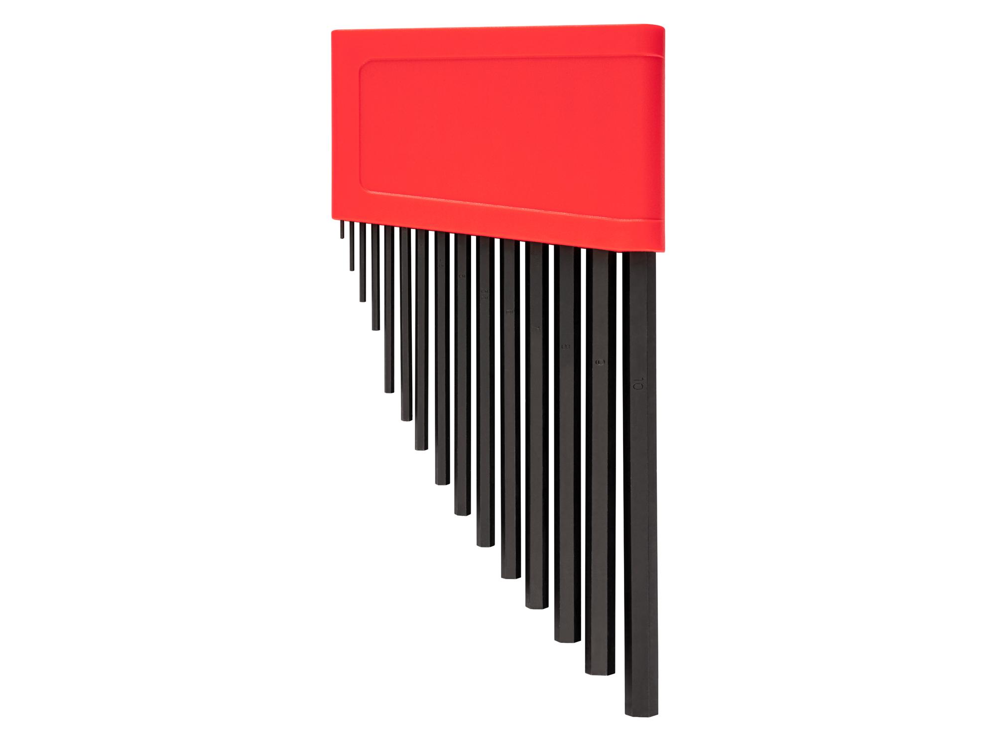 Back view of Tekton holder l-key set. Item #KLX91205