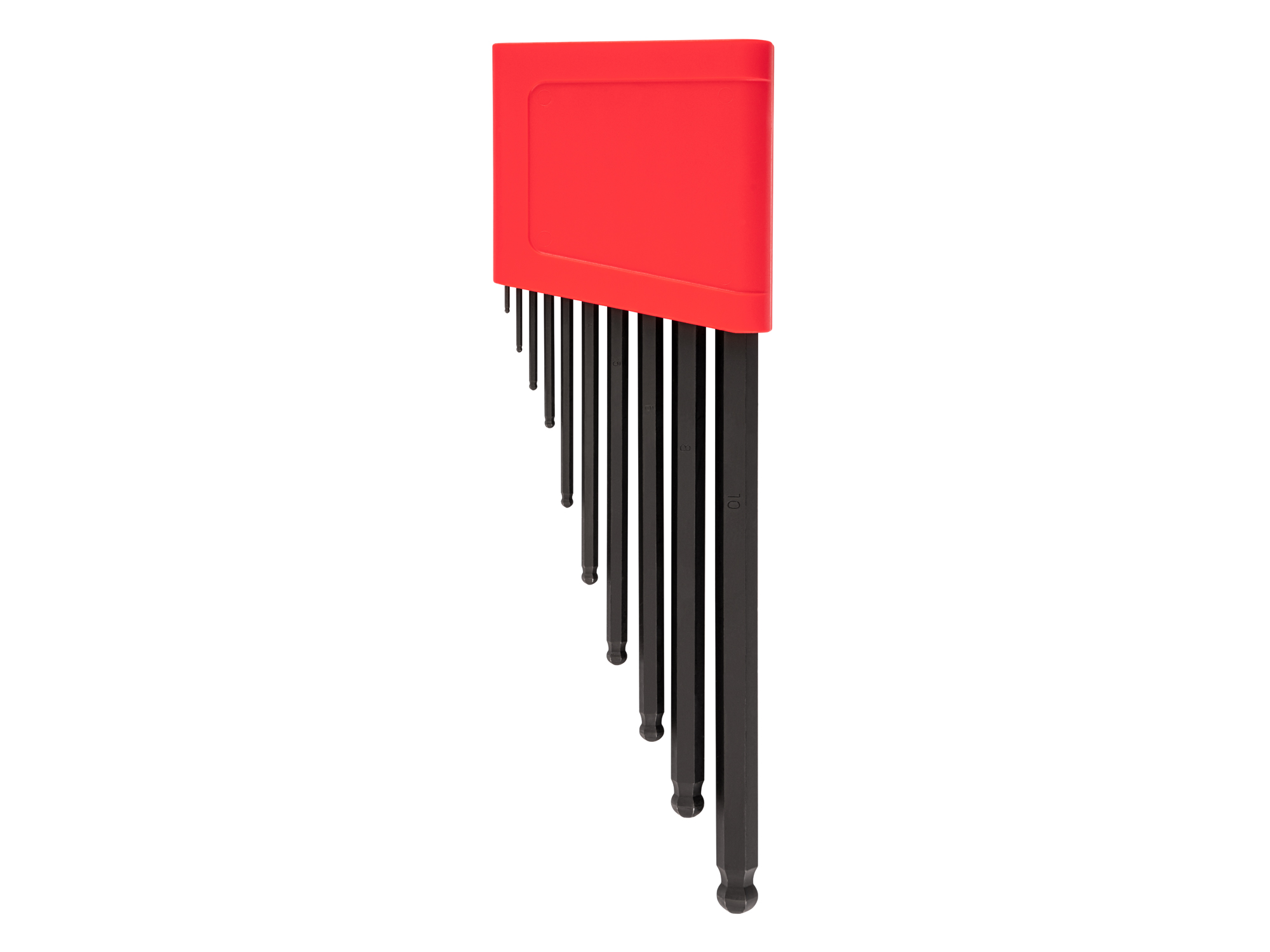 10-Piece Short Arm Ball End Hex L-Key Set (Metric) | TEKTON