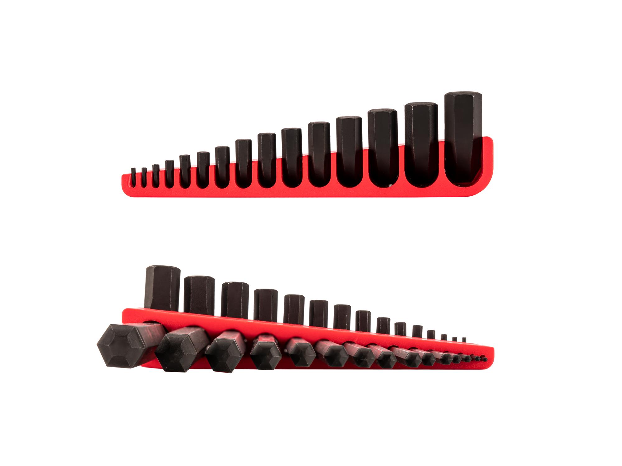 Second side view of Tekton holder l-key set. Item #KLX91213