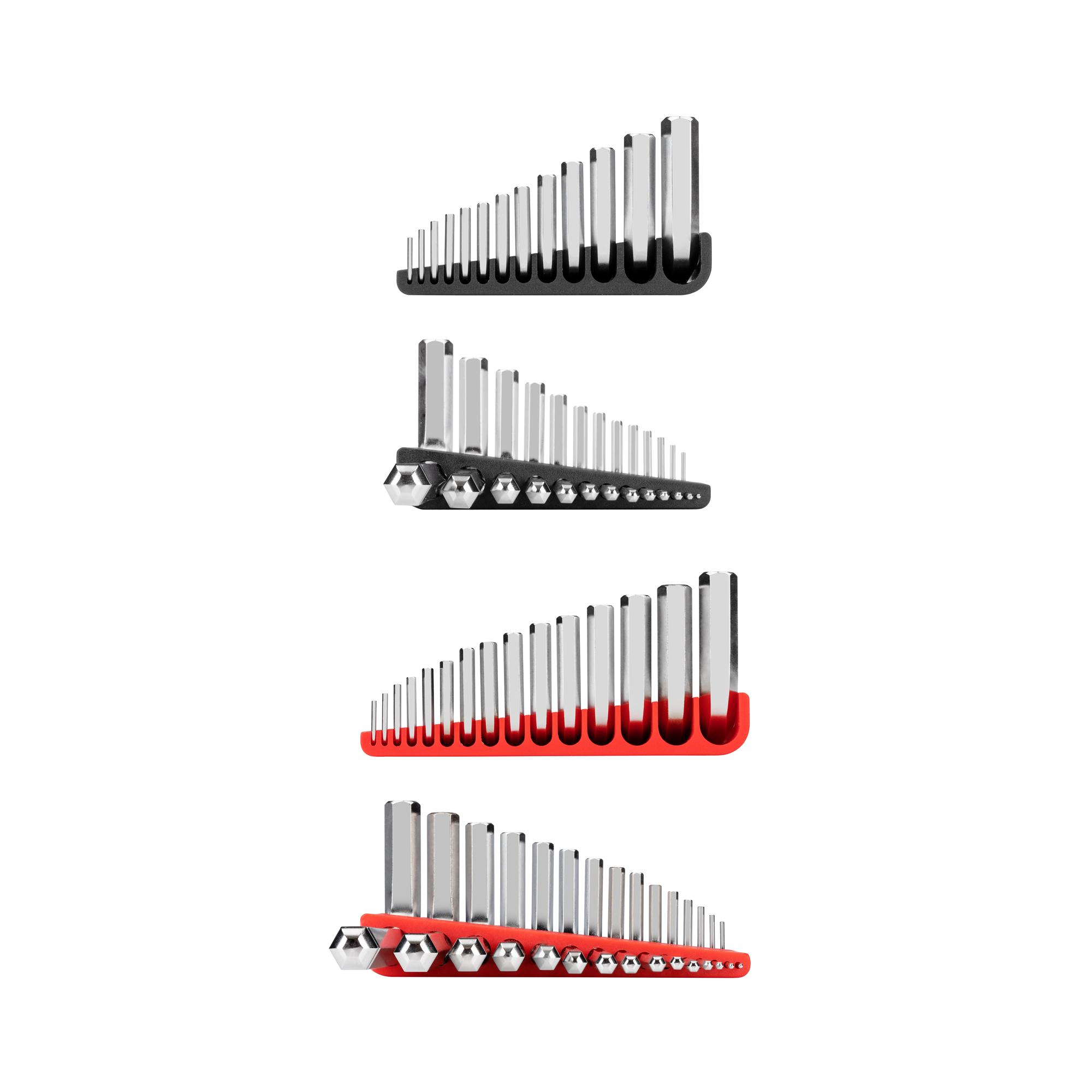 Second side view of Tekton holder l-key set. Item #KLX91301