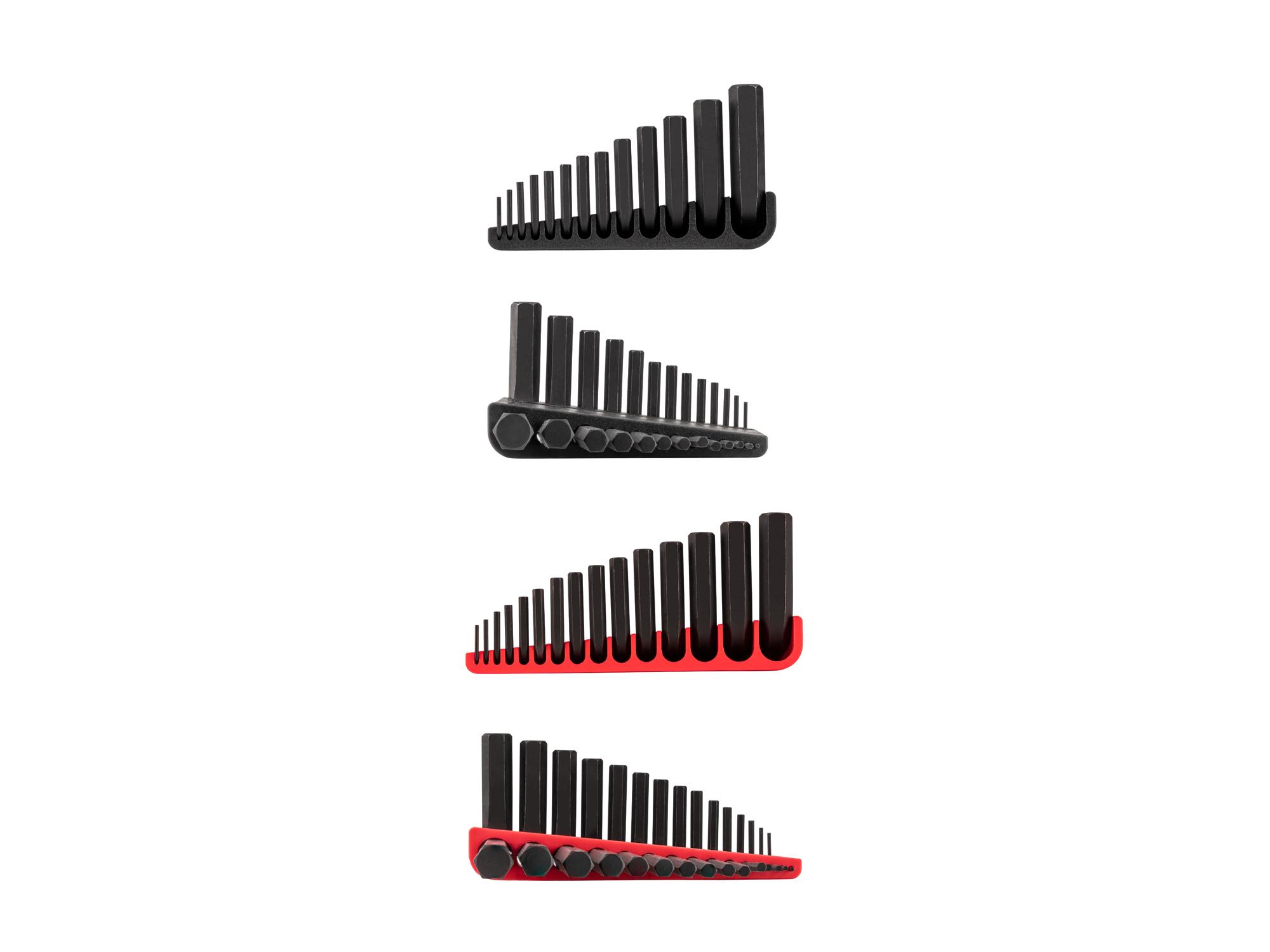 Second side view of Tekton holder l-key set. Item #KLX91303