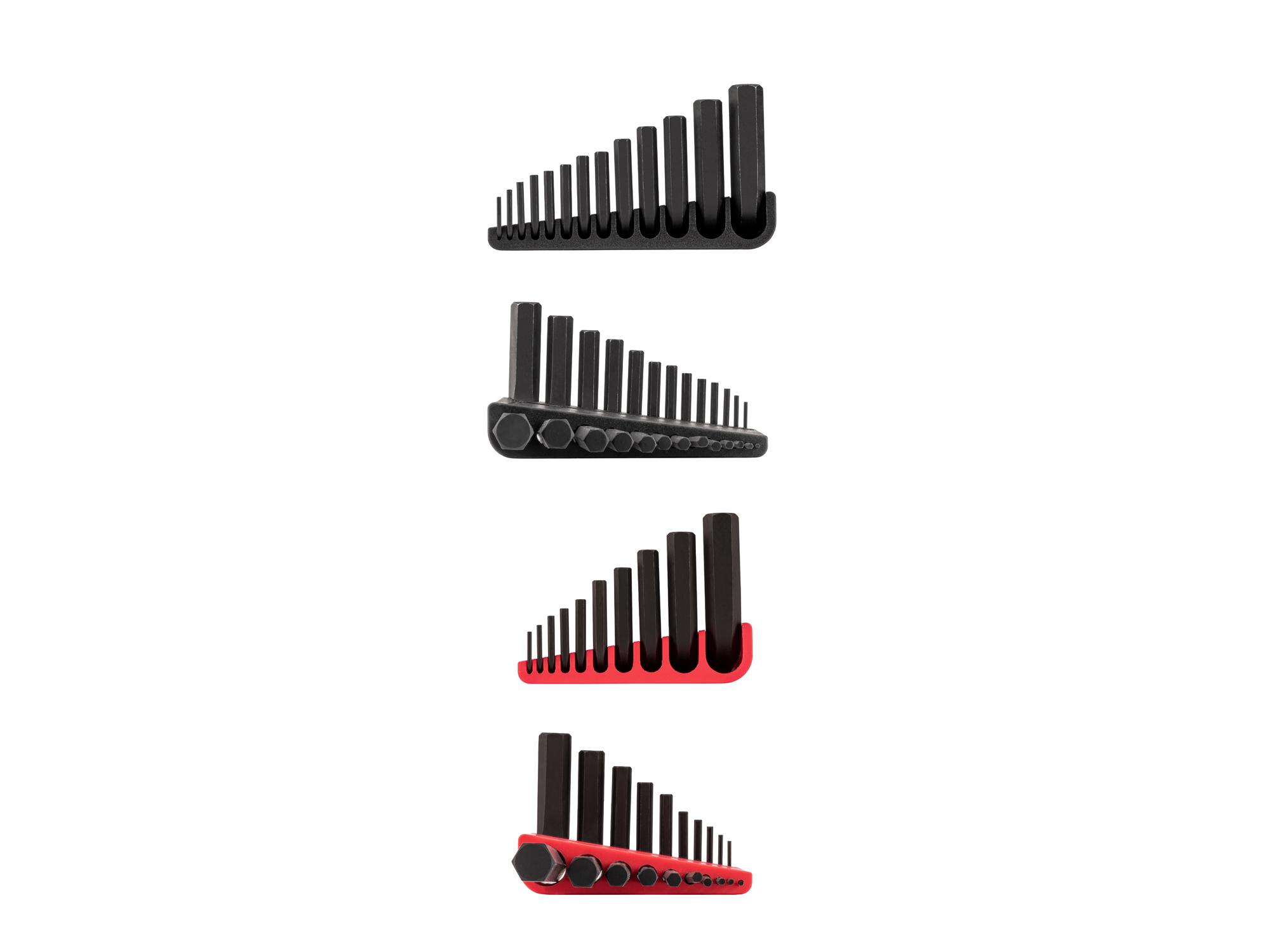 Second side view of Tekton holder l-key set. Item #KLX91305