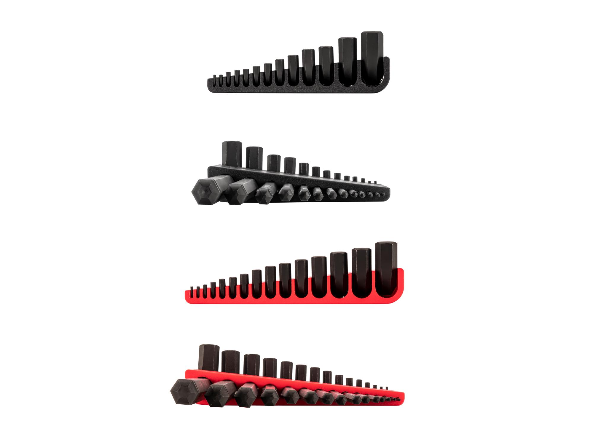 Second side view of Tekton holder l-key set. Item #KLX91312