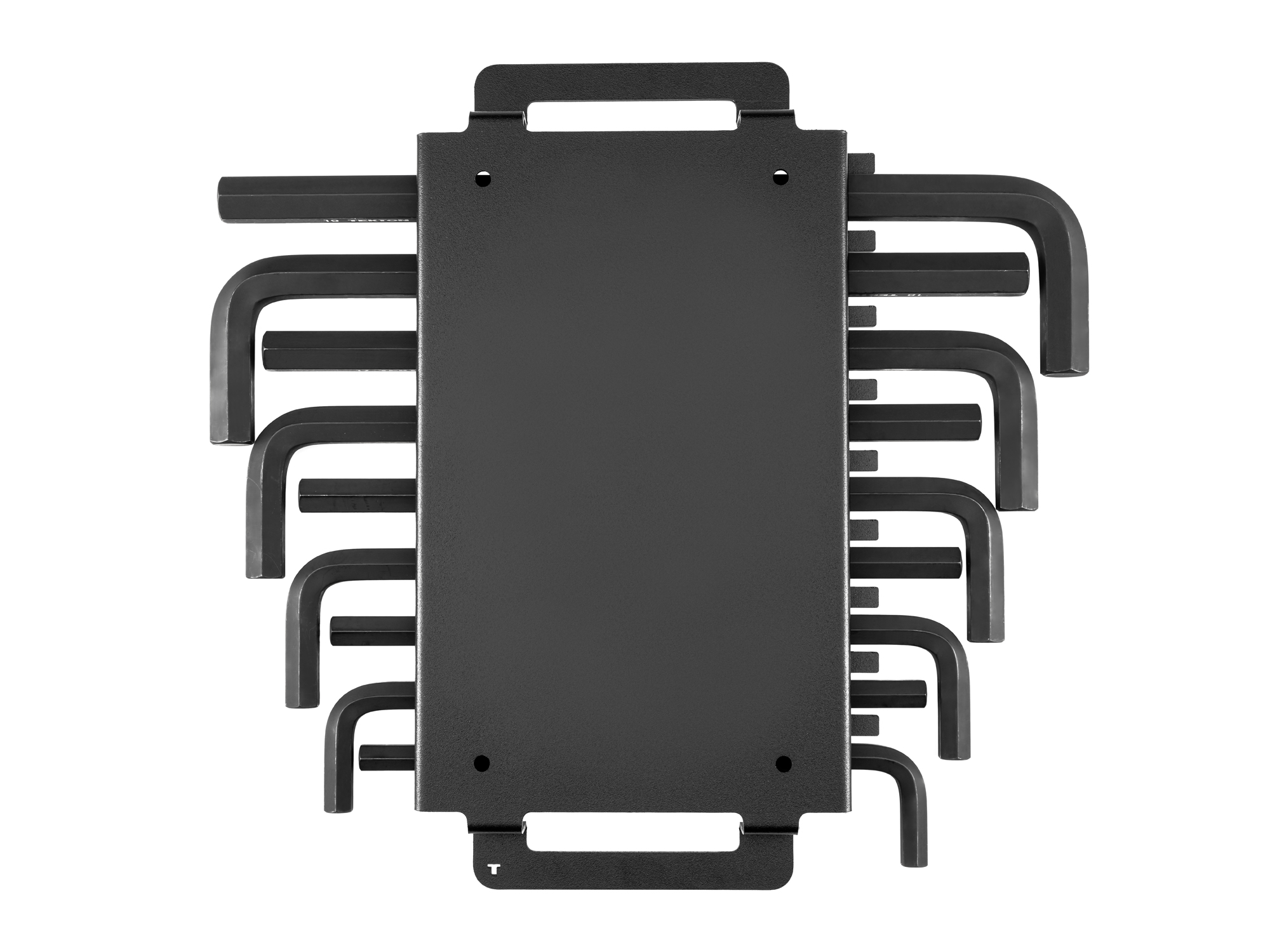 9-Piece Flat End Hex L-Key Set with Rack | TEKTON
