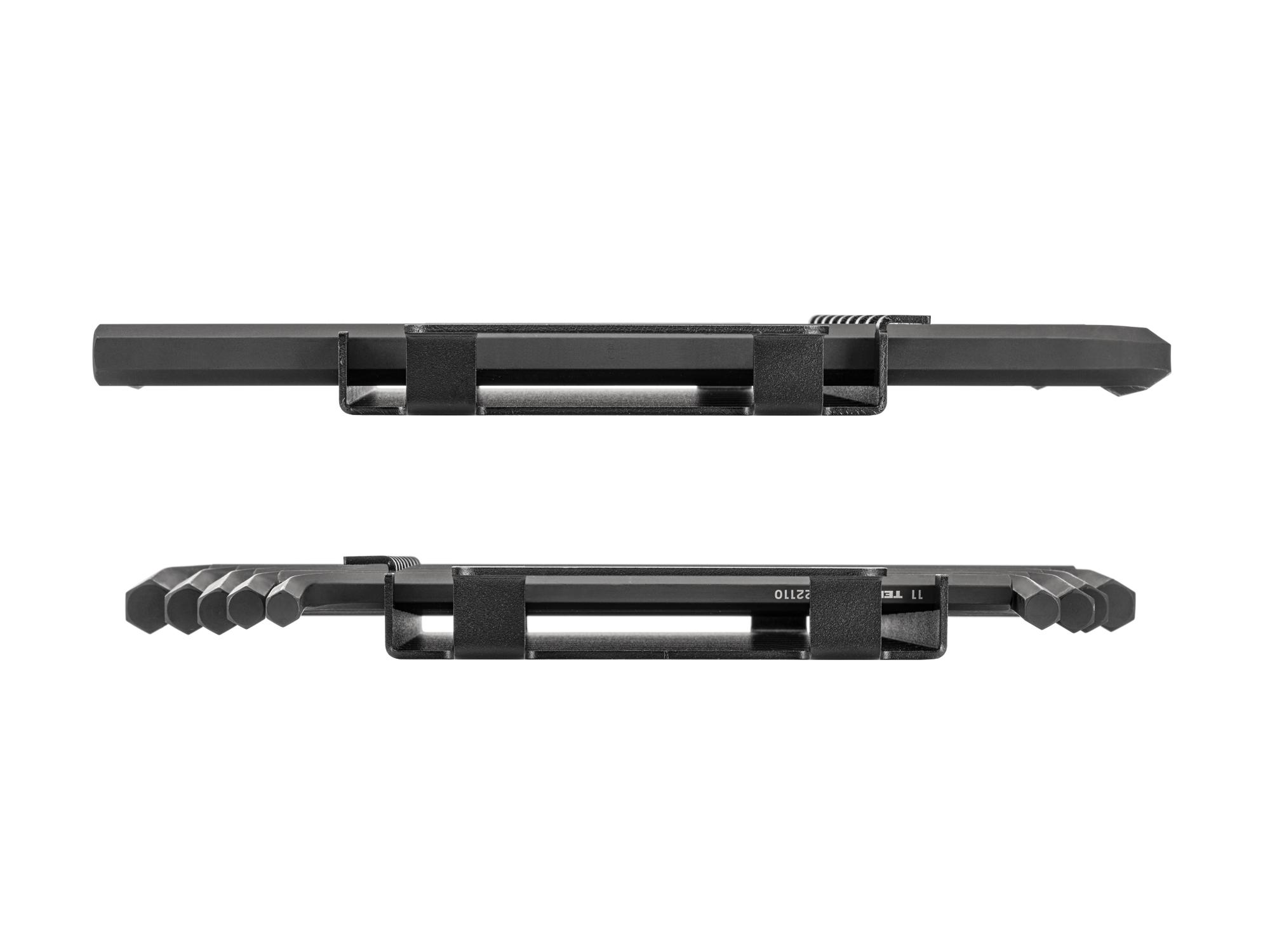 Second side view of Tekton rack l-key set. Item #KLX92201