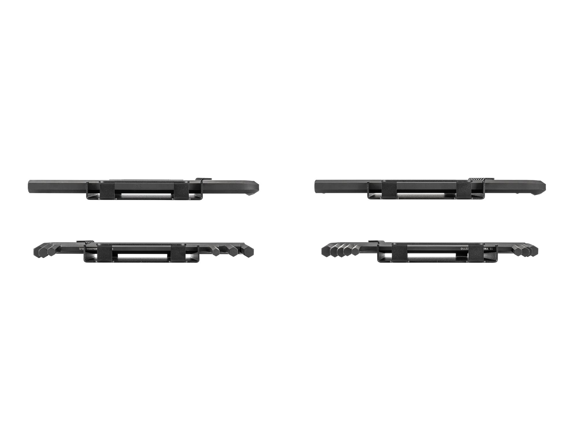 Second side view of Tekton rack l-key set. Item #KLX92301