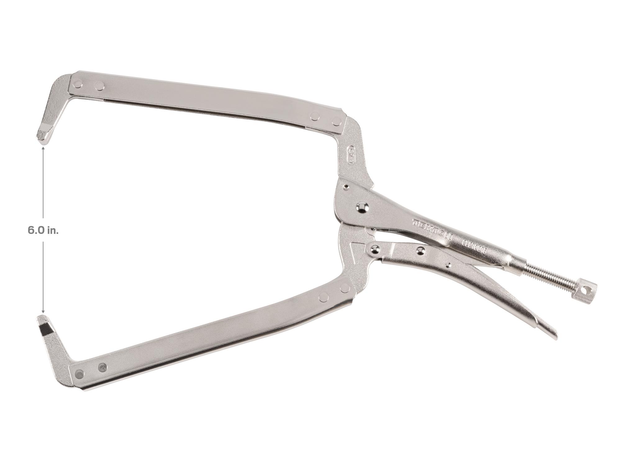 Second view of dimensions for Tekton 18 inch locking clamp. Item #CLC10018