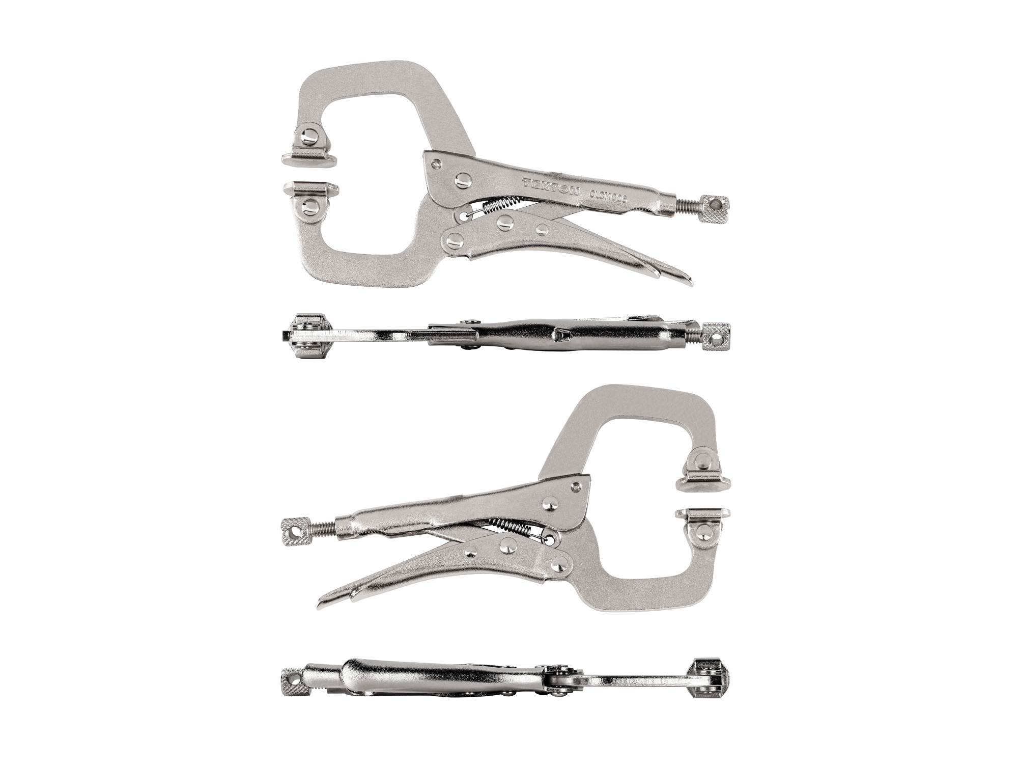 6 Inch Locking C-Clamp with Swivel Pads | TEKTON
