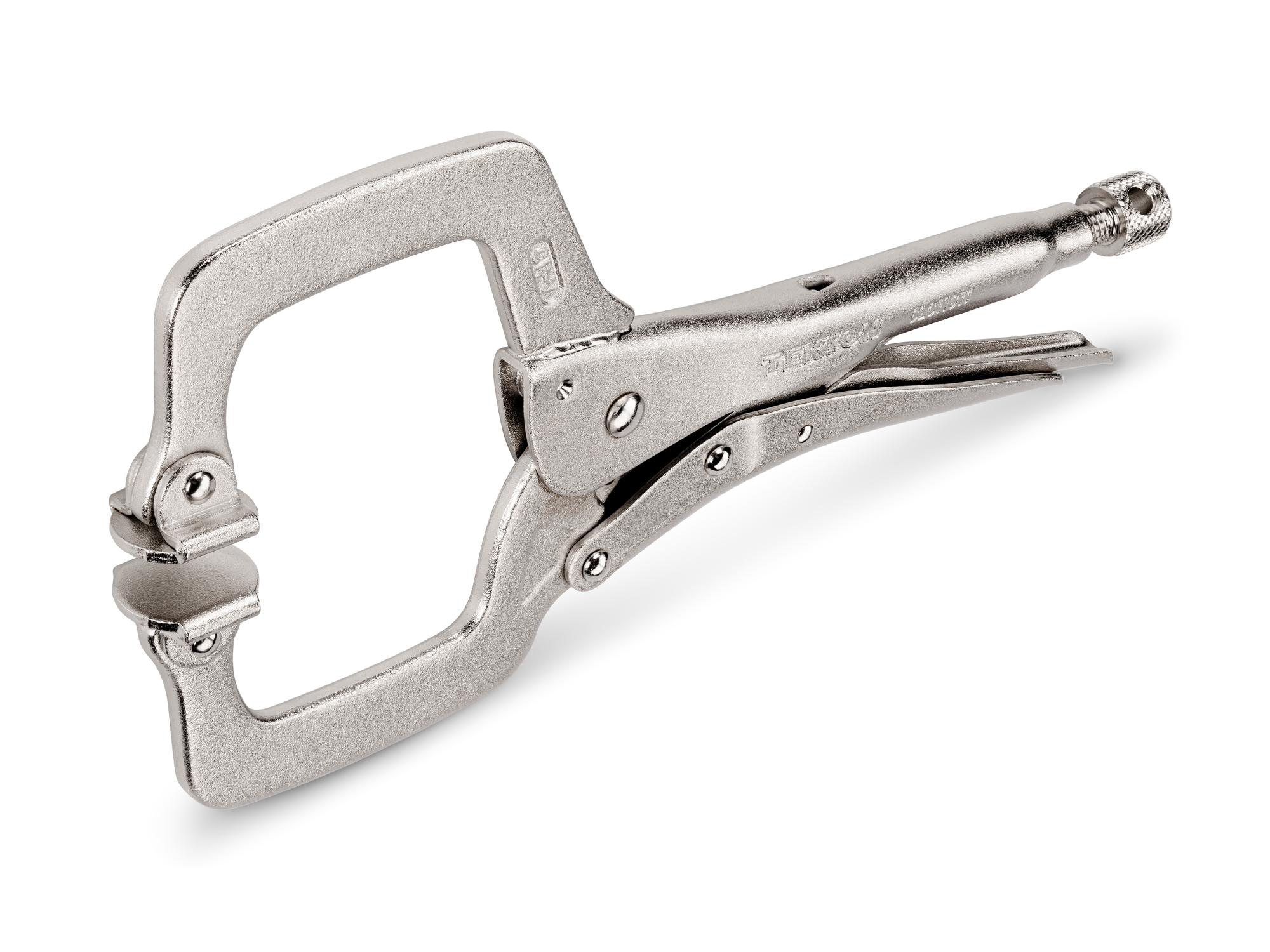 11 Inch Locking C-Clamp with Swivel Pads