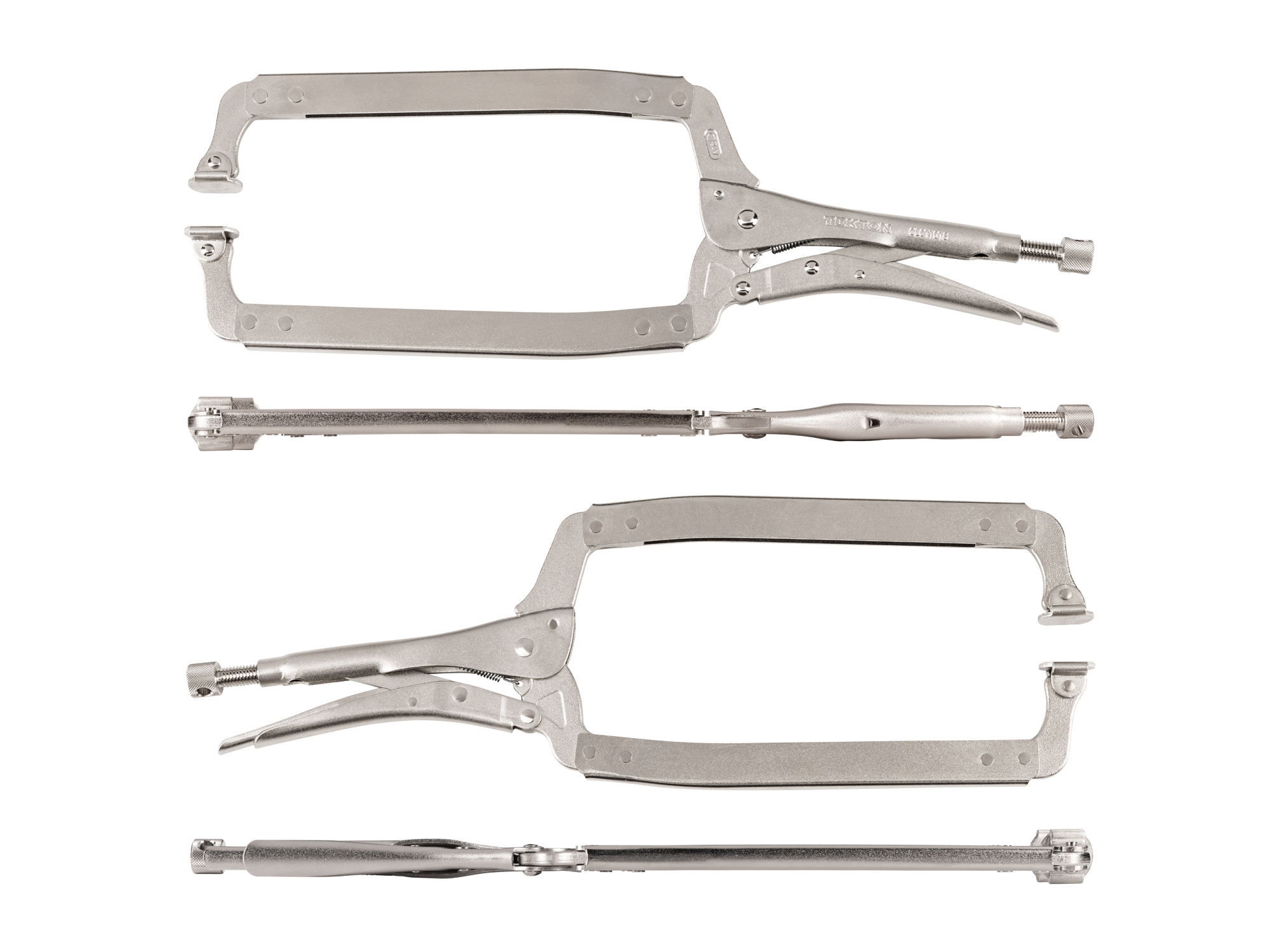 18 Inch Locking C-Clamp with Swivel Pads | TEKTON