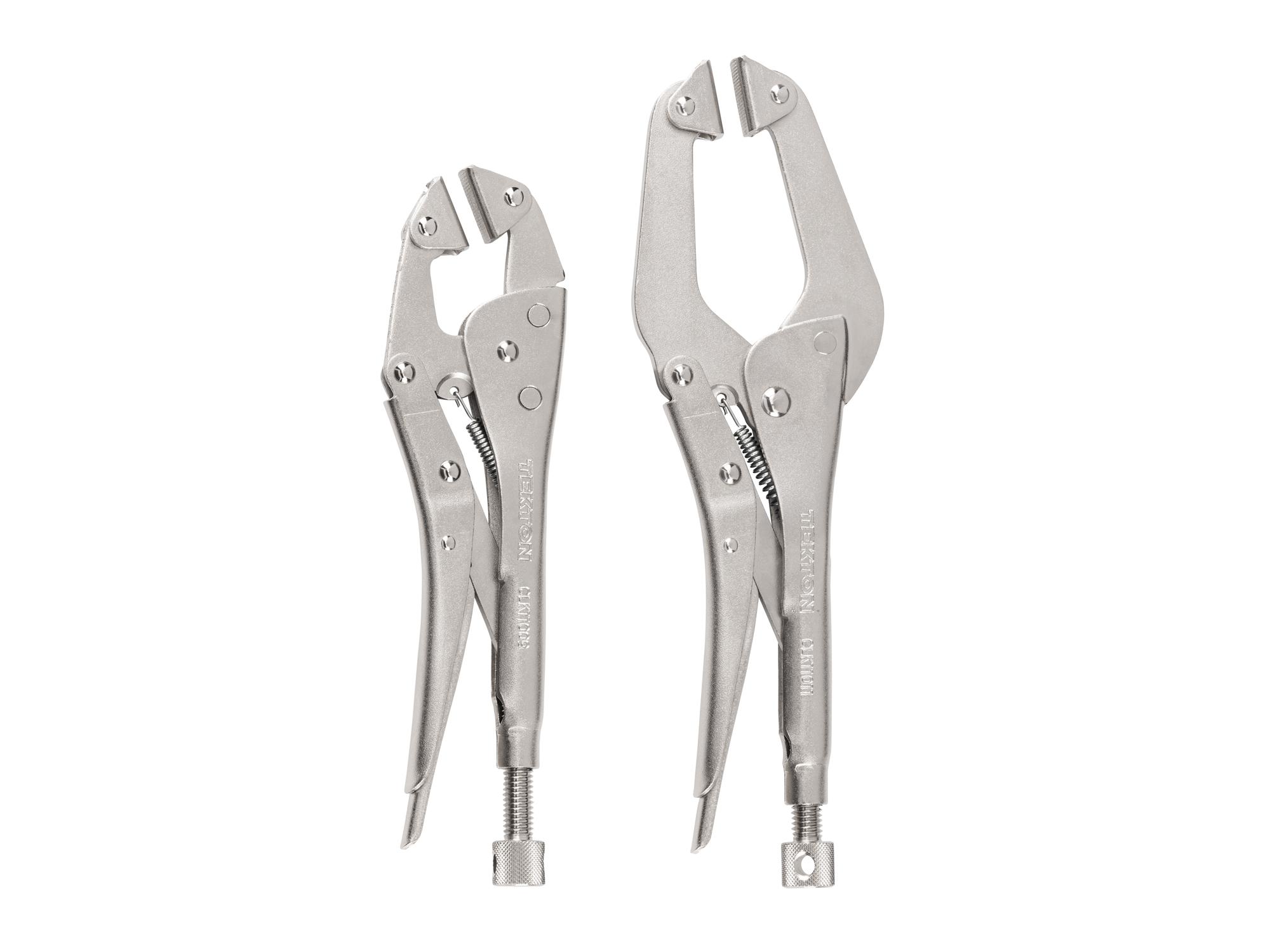 Low-Profile Locking Clamp with Swivel Pads Set (2-Piece)