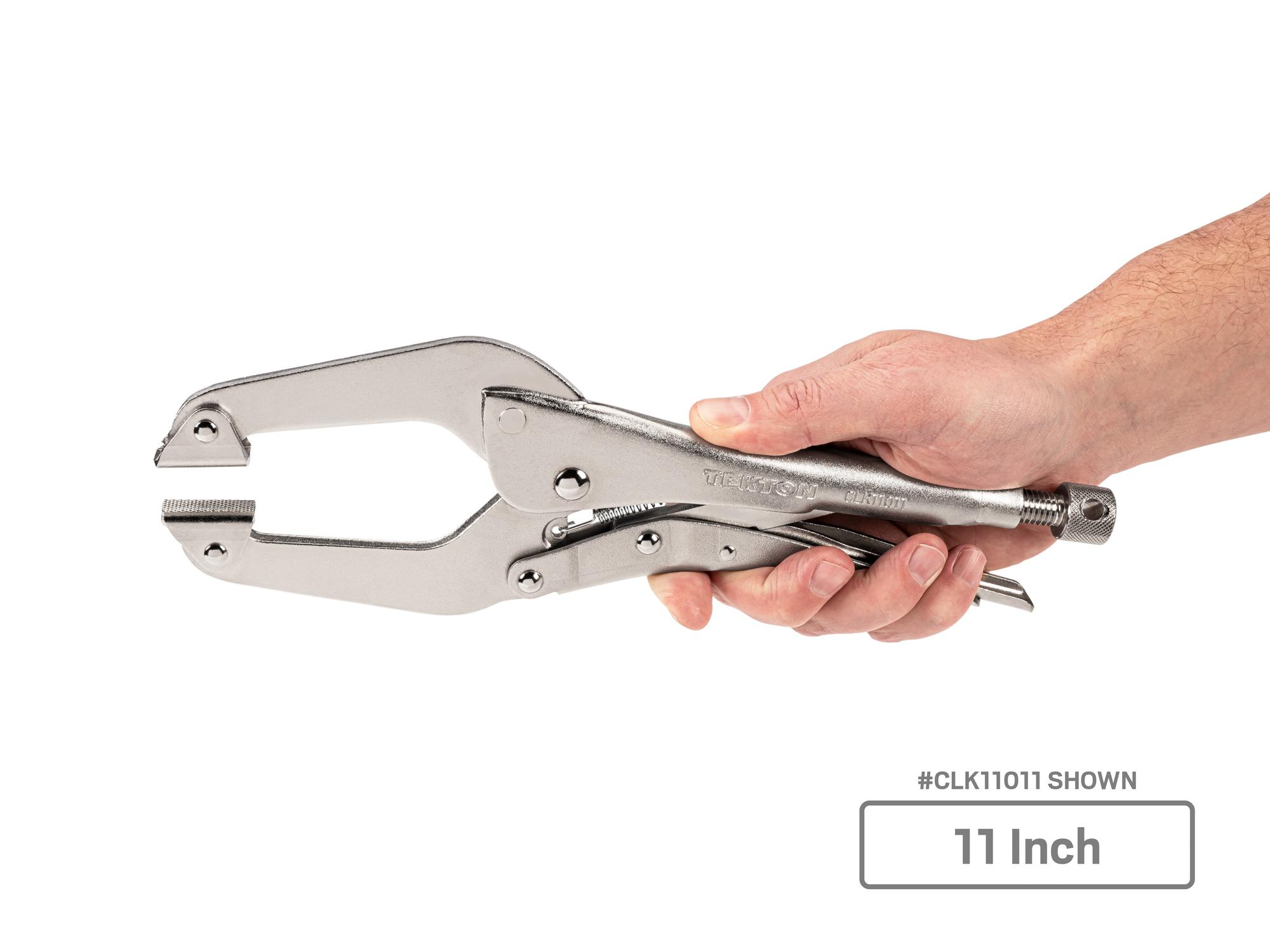 TEKTON Low-Profile Locking Clamp with Swivel Pads Set (2-Piece)
