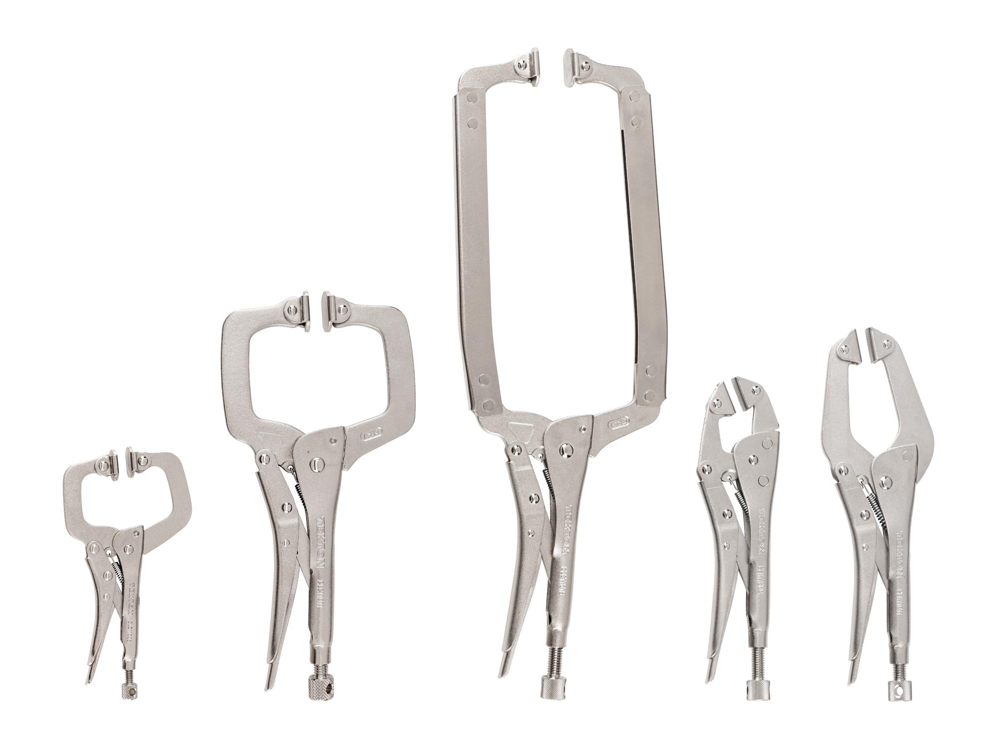 Locking Clamp with Swivel Pads Set (5-Piece)