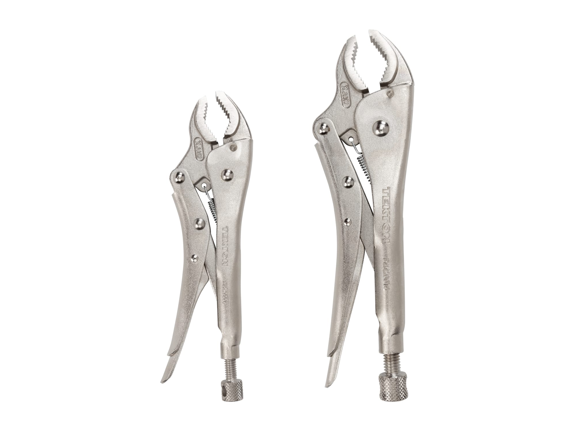 Deep Bite Round Jaw Locking Pliers Set (2-Piece) | PLK90201 | TEKTON
