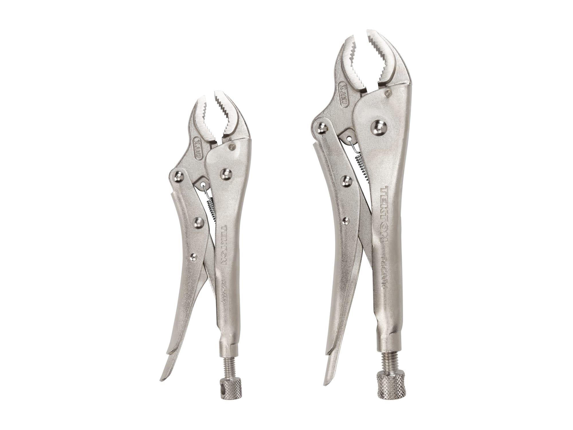 Deep Bite Round Jaw Locking Pliers Set (2-Piece)