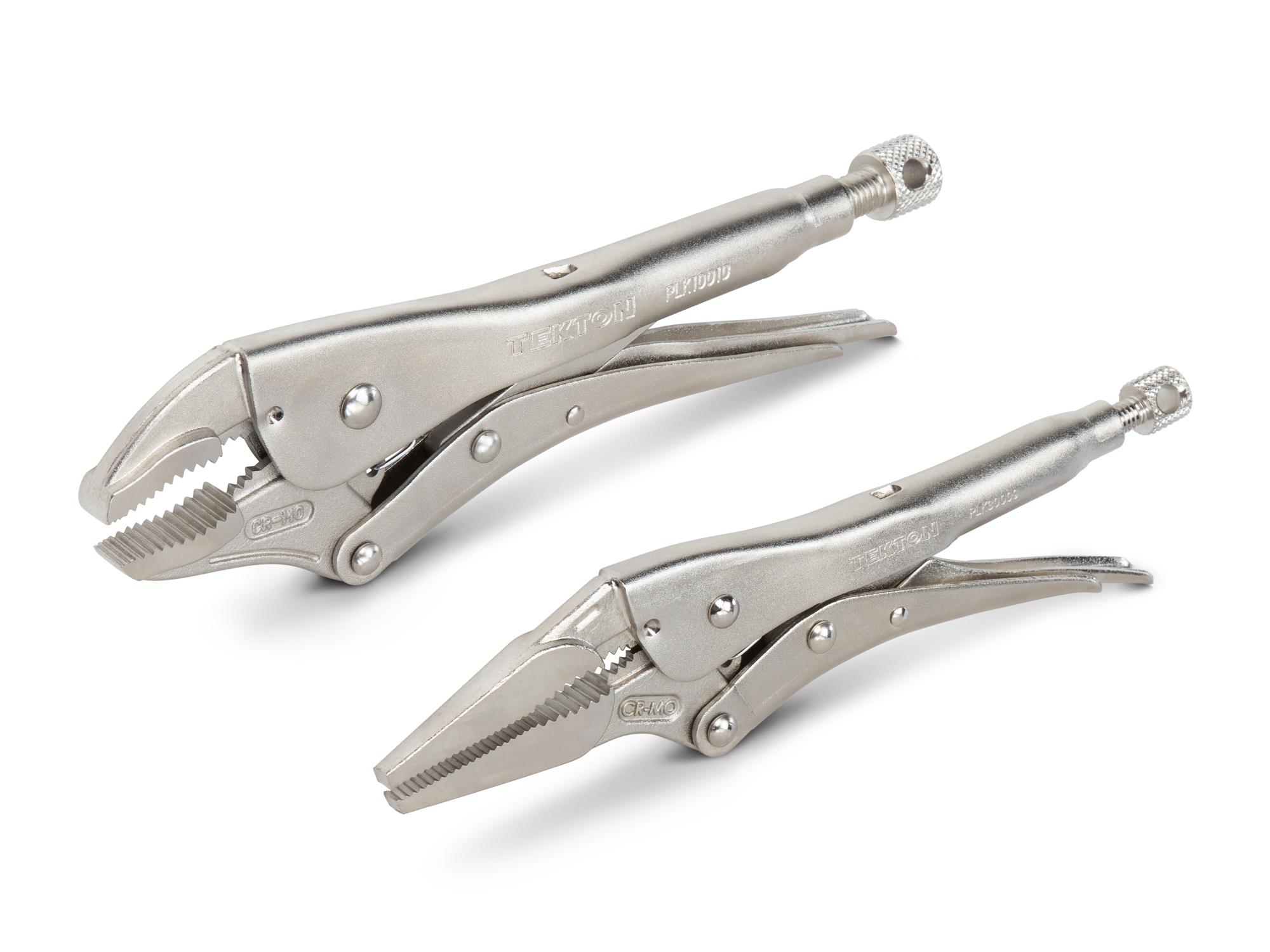 TEKTON Locking Pliers Set, 2-Piece (Curved Jaw, Long Nose)