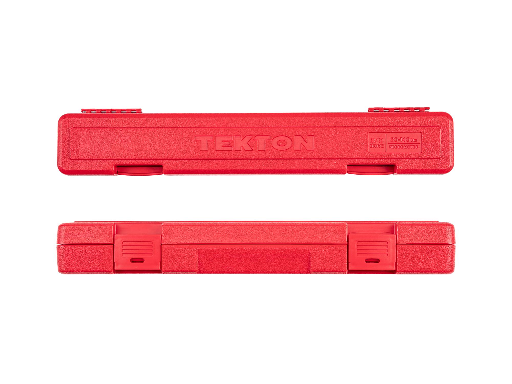 Second side view of Tekton case micrometer torque wrench. Item #TRQ51502
