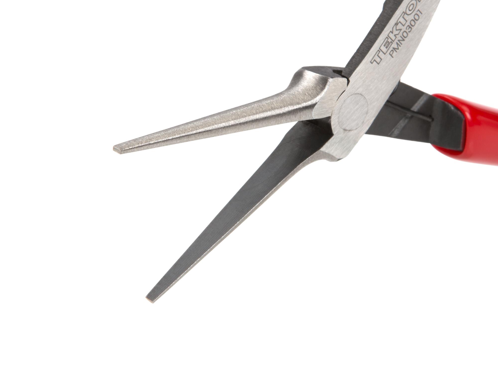 Closeup view of Tekton 5 inch mini pliers. Item #PMN03001