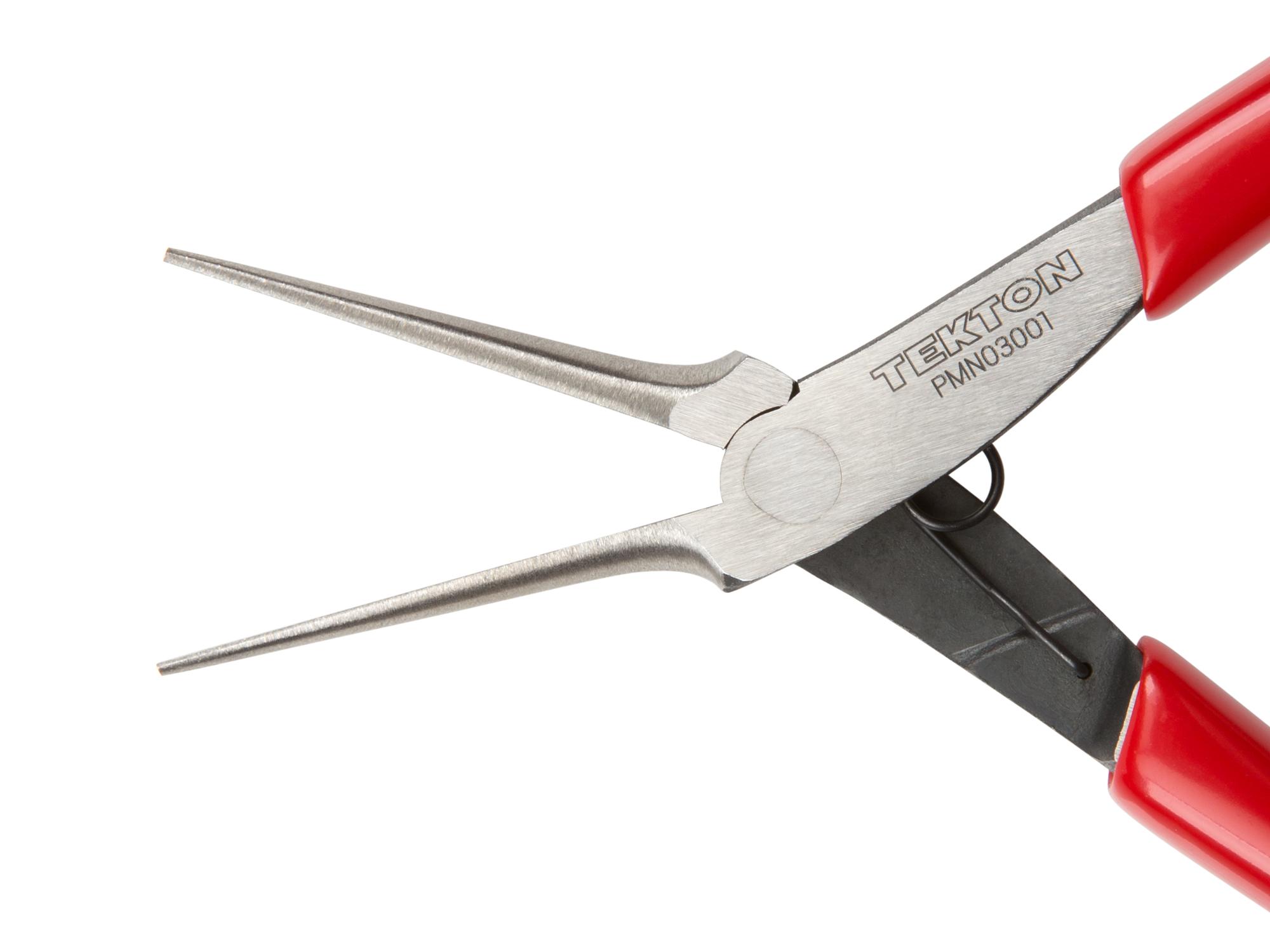 Side view of Tekton 5 inch mini pliers. Item #PMN03001