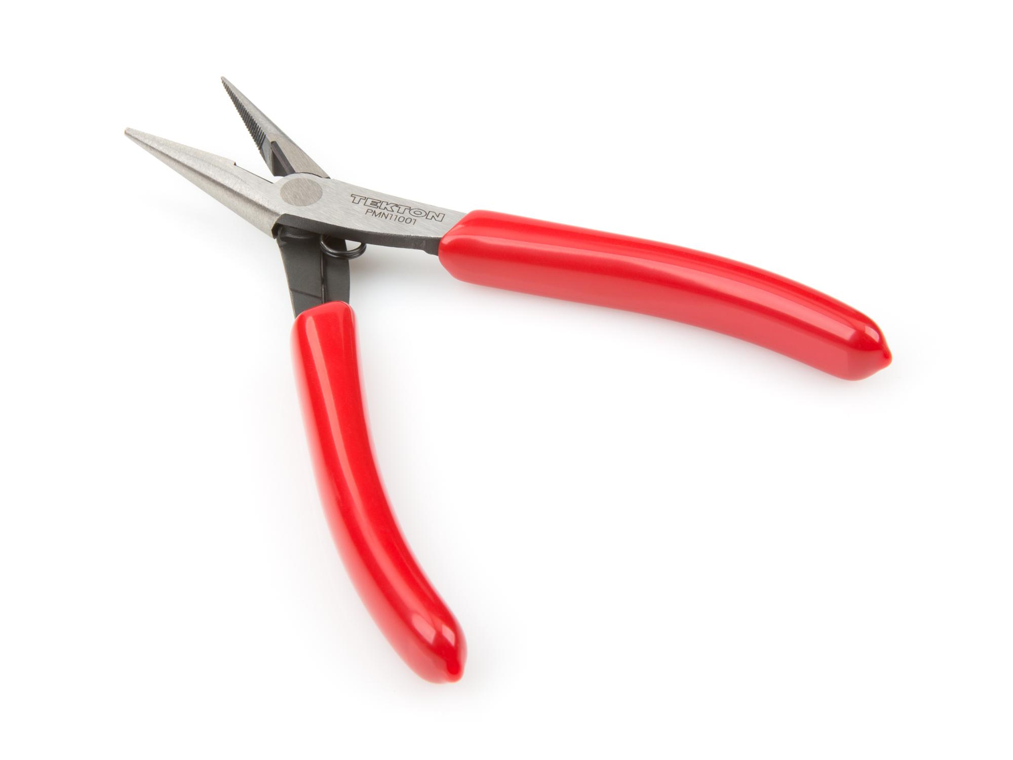 Back angle view of Tekton 5 inch mini pliers. Item #PMN11001