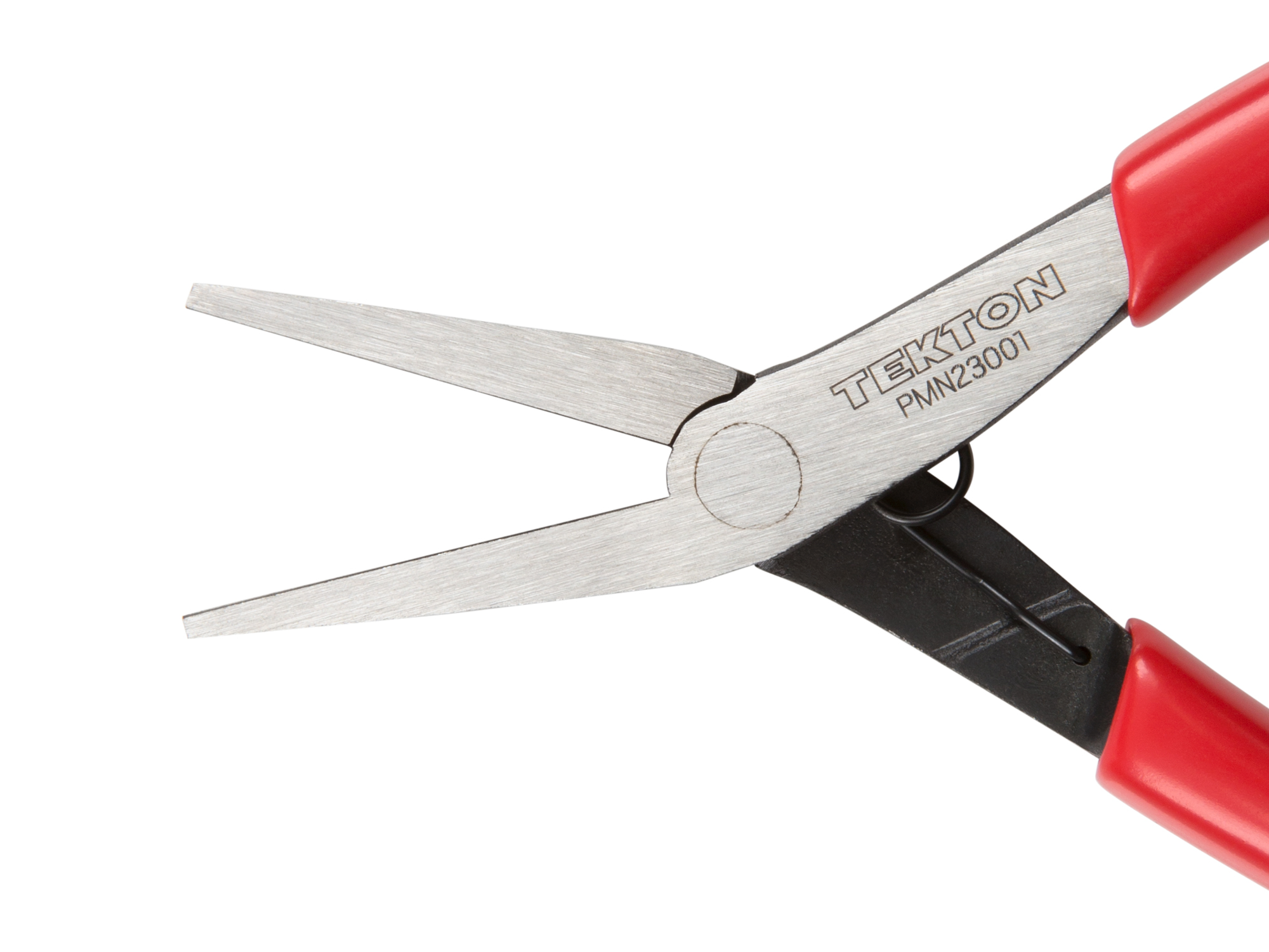 This pliers has broad, flat jaws with smooth faces. Safely grasps delicate parts, no marring. Straight, 90-degree edges make crisp bends. PMN23001.