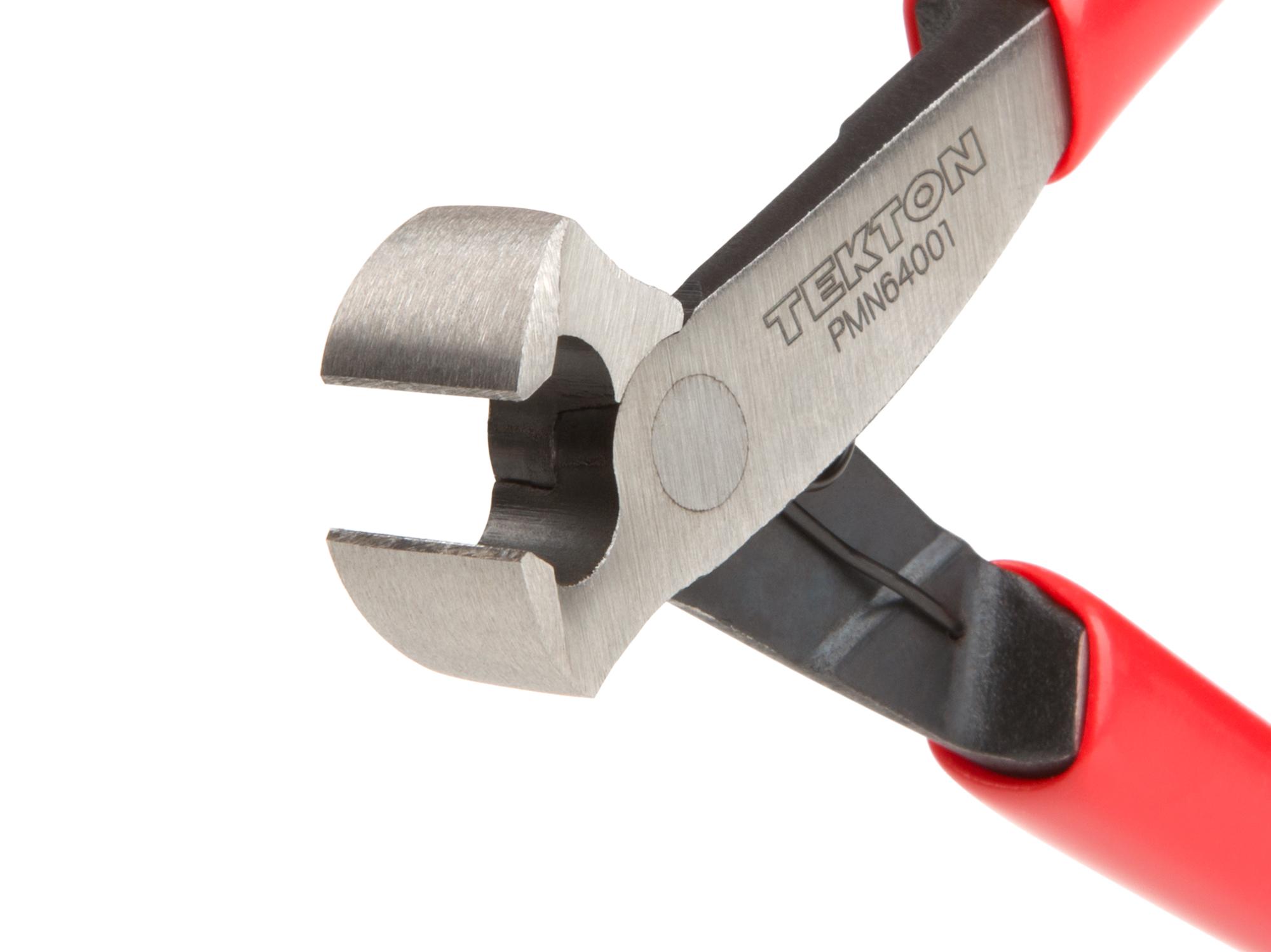Closeup view of Tekton 5 inch mini pliers. Item #PMN64001