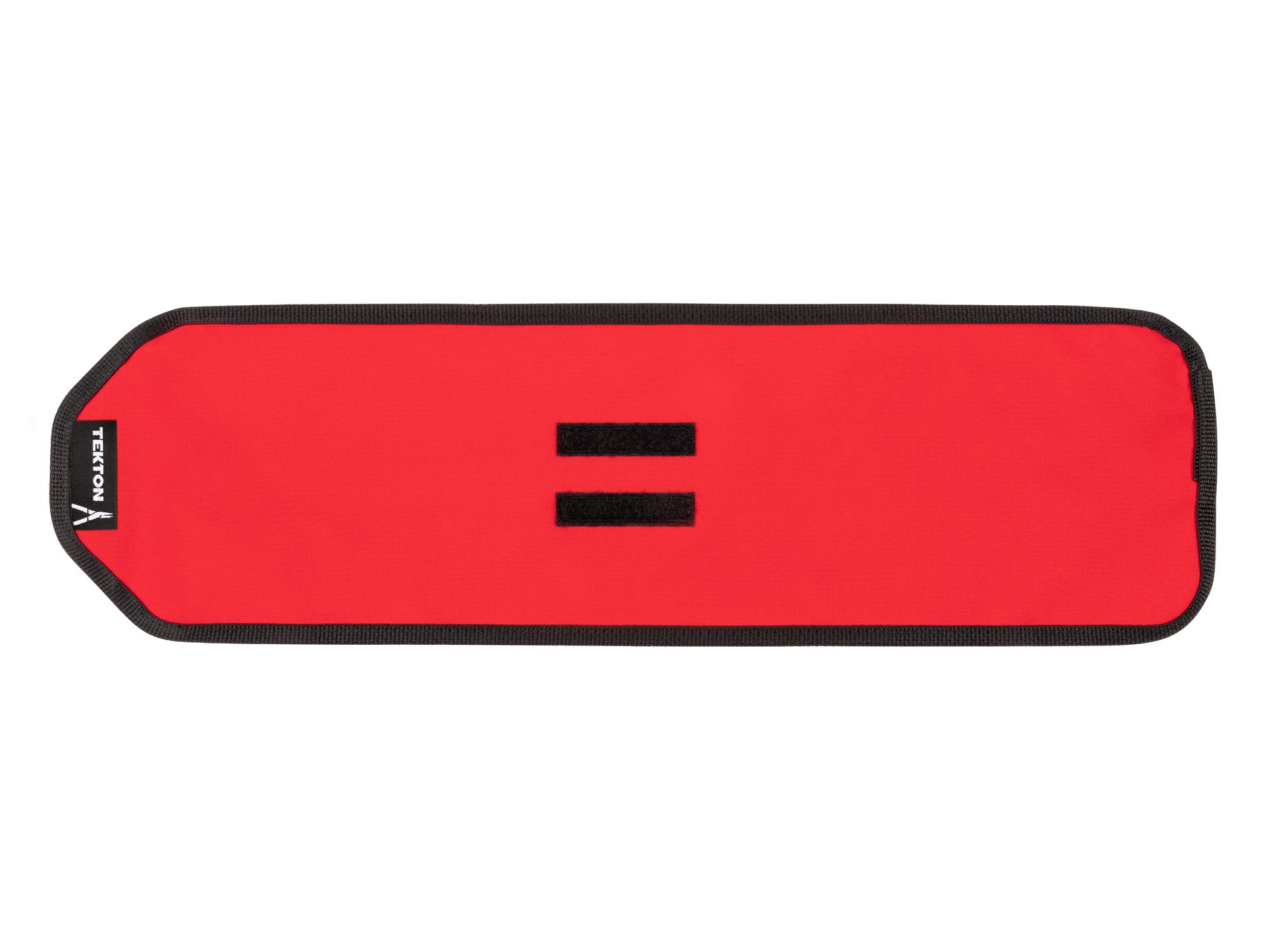 Back view of red Tekton roll pliers organization. Item #OTP50201