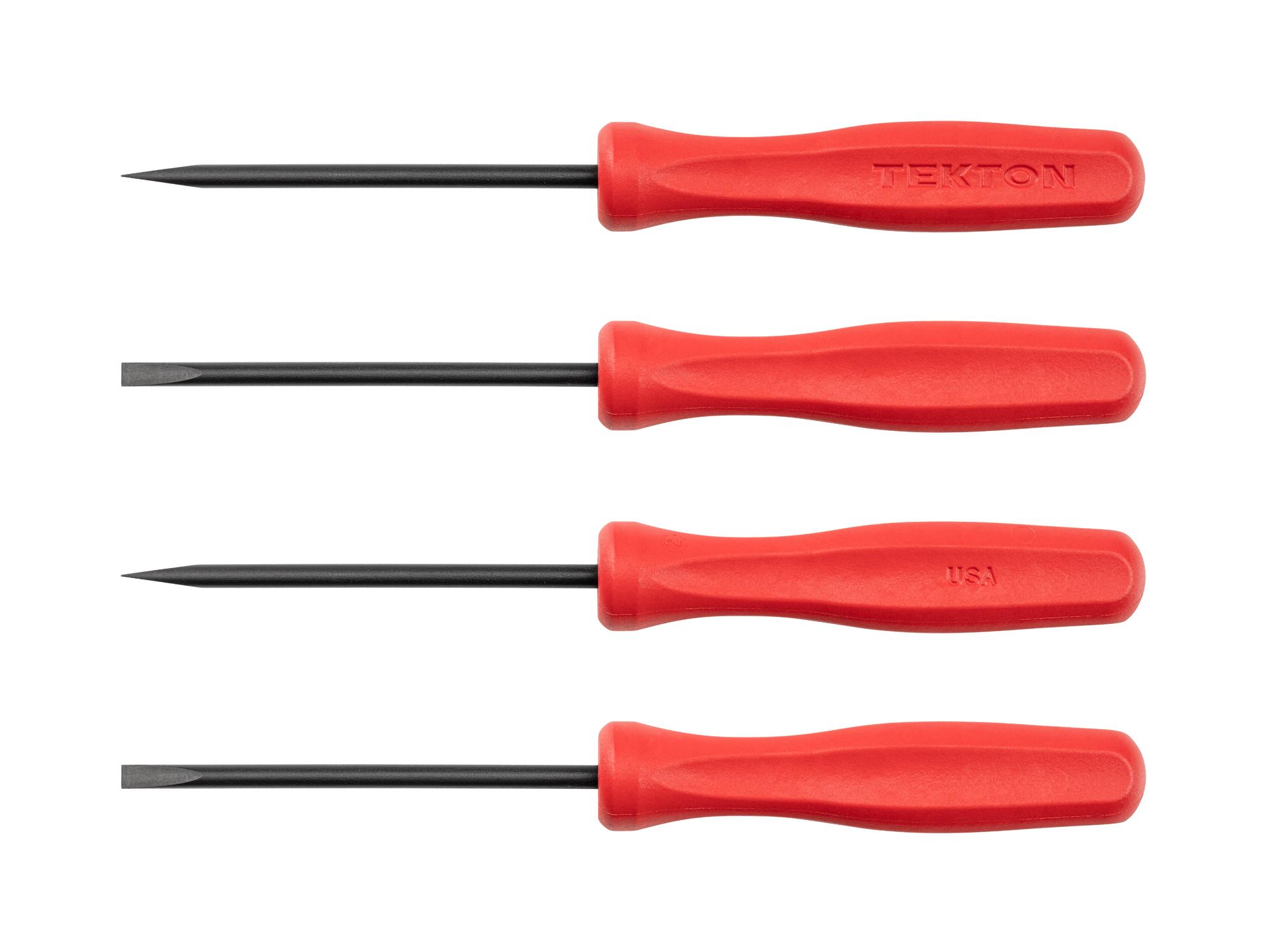Side view of Tekton 3 inch mini pry bar. Item #LRD82102