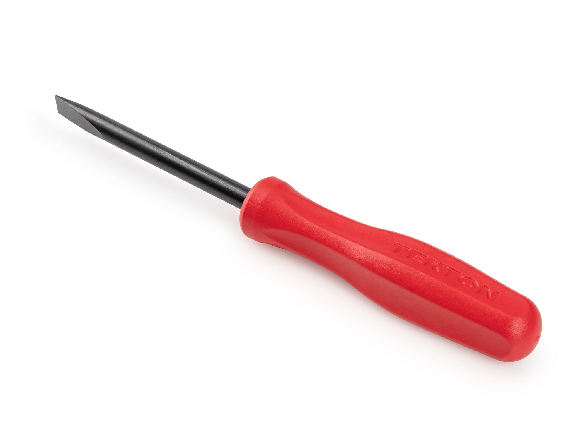 Back angle view of Tekton 3 inch mini pry bar. Item #LRD84102