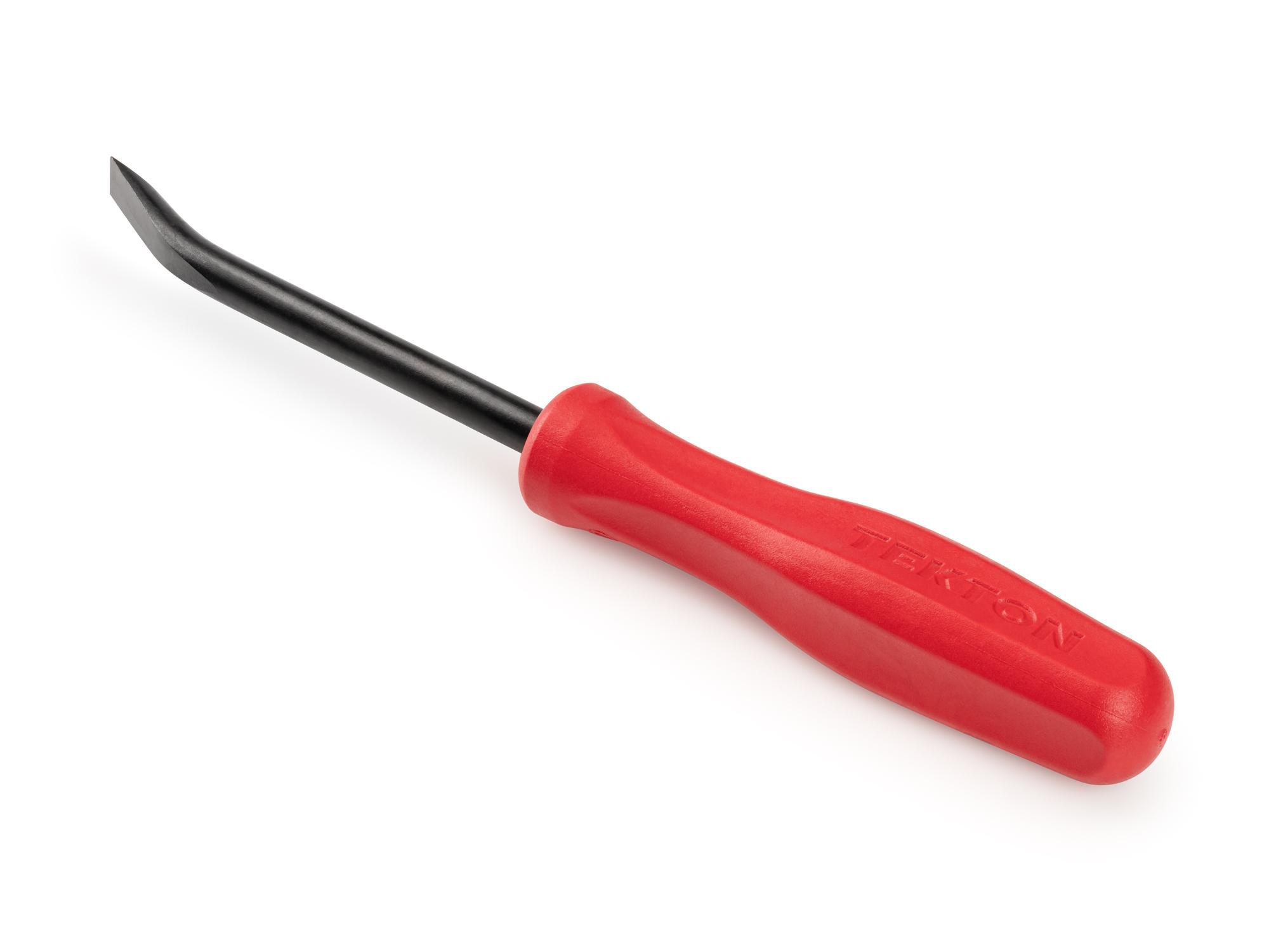 Back angle view of Tekton 3 inch mini pry bar. Item #LRD84100